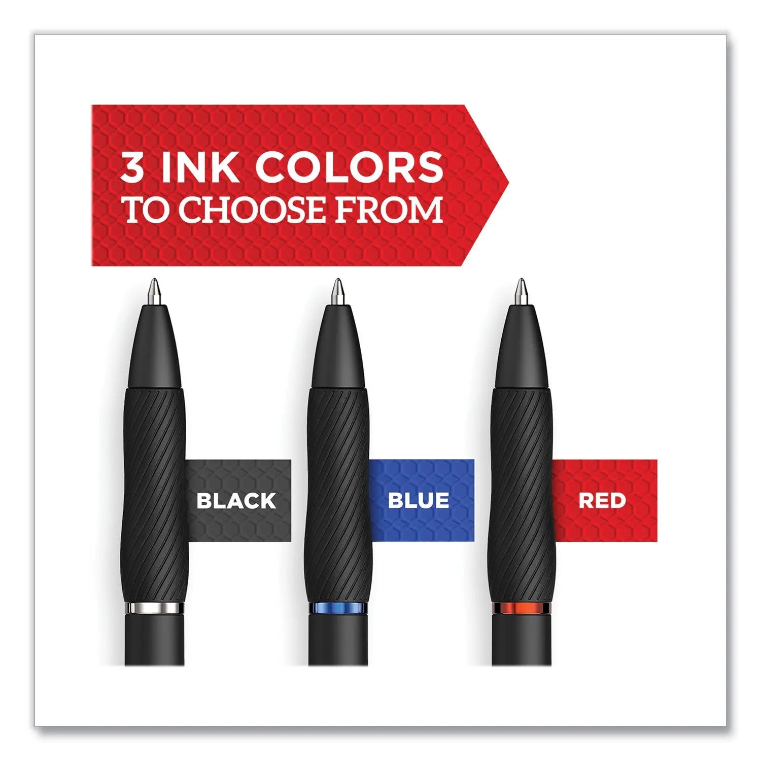 S-Gel High-Performance Gel Pen, Retractable, Fine 0.5 mm, Black Ink, Black Barrel, 4/Pack Sharpie® S-Gel™ Flipcost