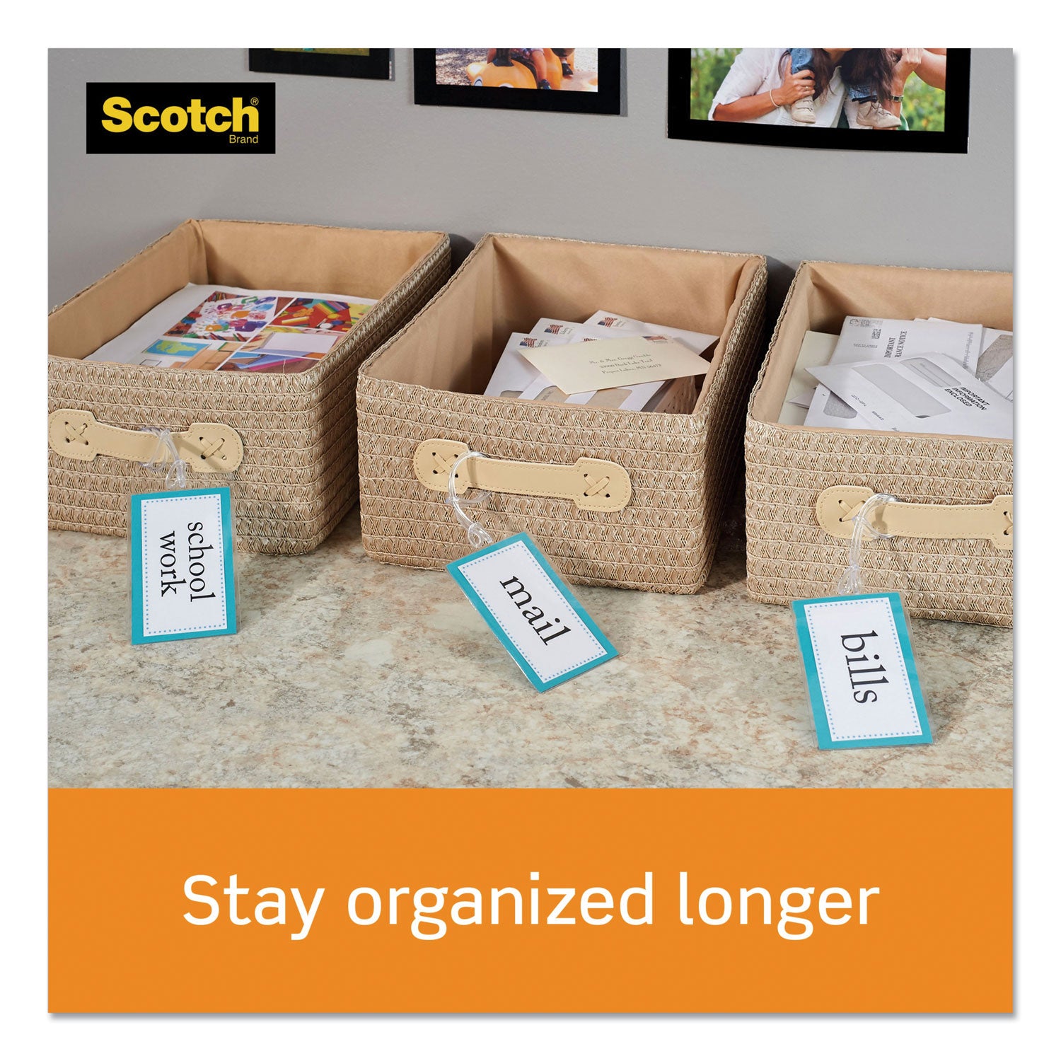 Scotch™ Laminating Pouches, 5 Mil, 2.25" X 4.25", Gloss Clear, 10/pack