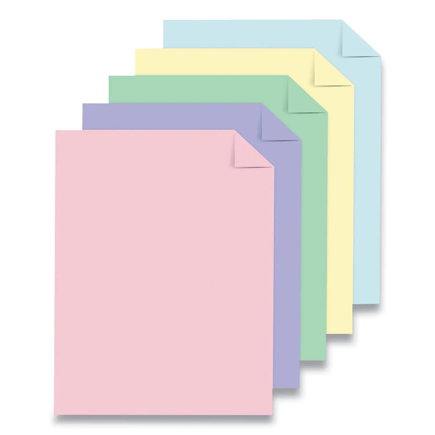 Color Cardstock, 65 lb Cover Weight, 8.5 x 11, Assorted Spectrum Colors, 75/Pack Astrobrights® Flipcost