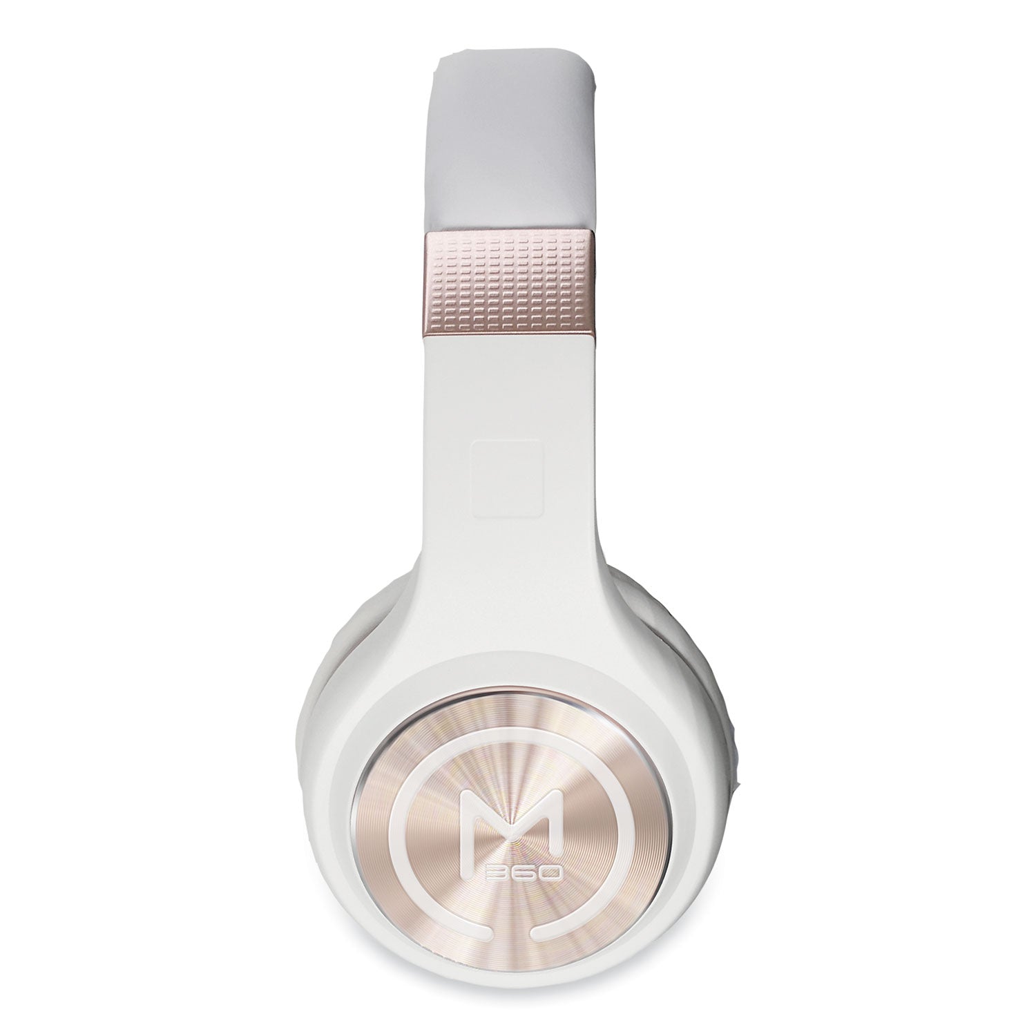 Morpheus 360® SERENITY Stereo Wireless Headphones with Microphone, 3 ft Cord, White/Rose Gold