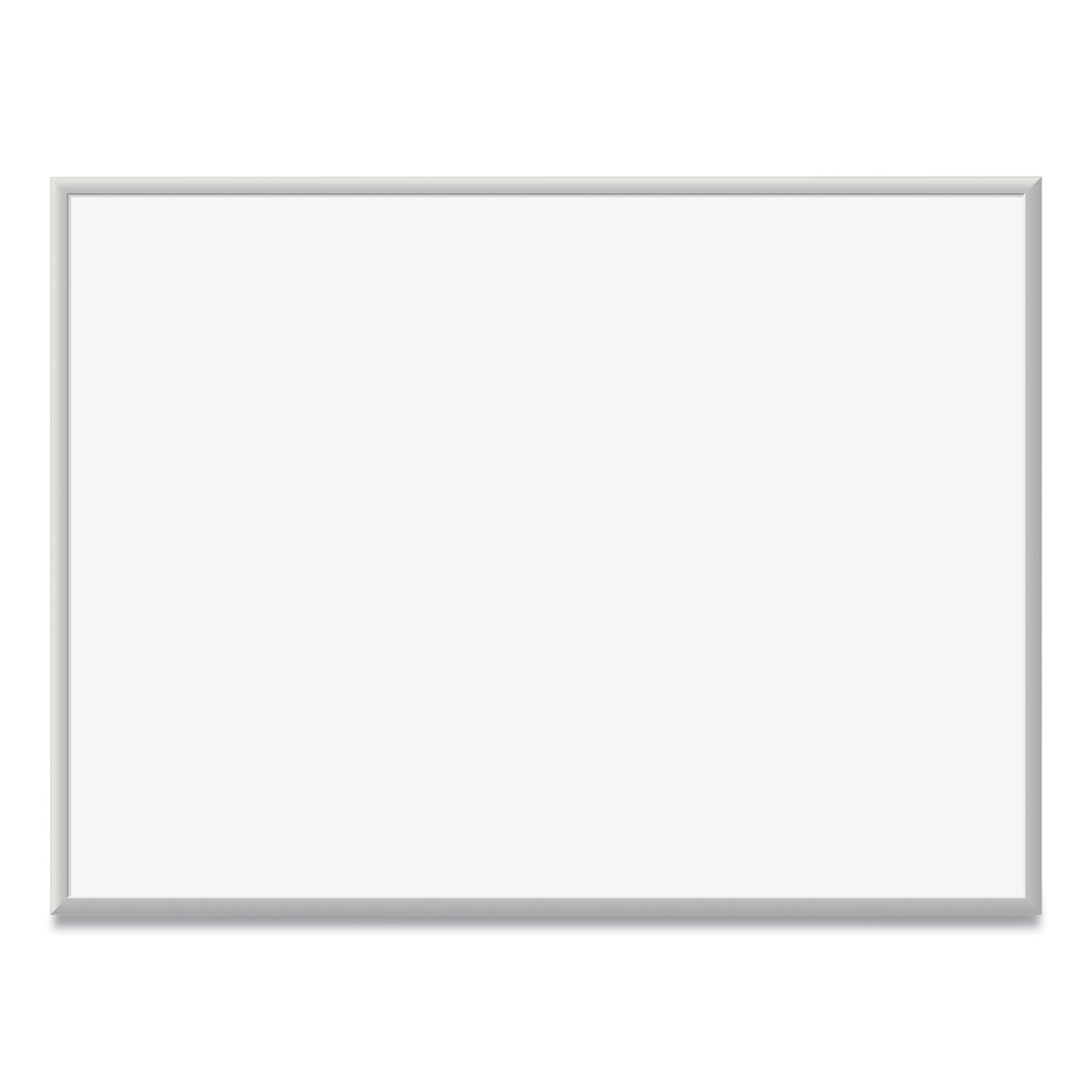 Magnetic Dry Erase Board with Aluminum Frame, 47 x 35, White Surface, Silver Frame