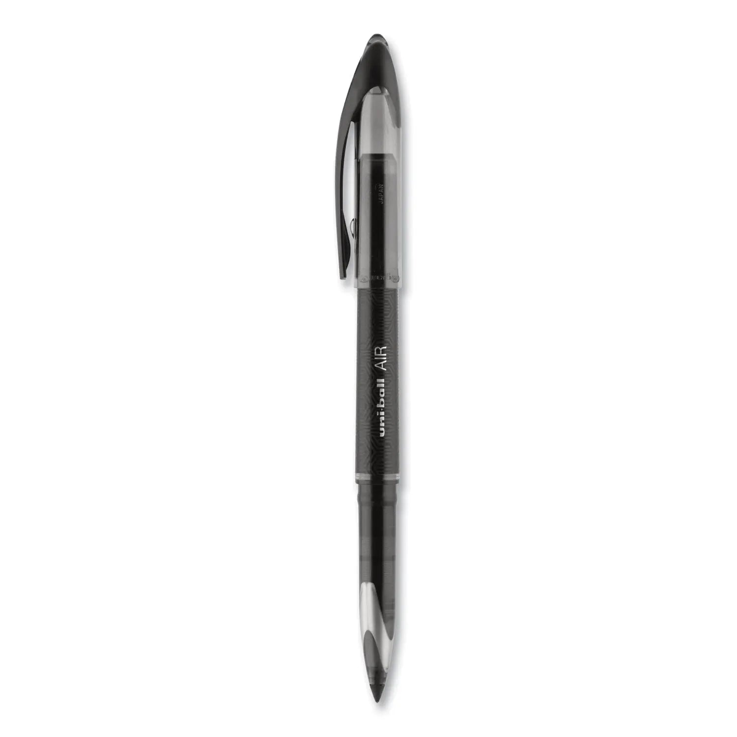 AIR Porous Gel Pen, Stick, Medium 0.7 mm, Black Ink, Black Barrel, 3/Pack uniball® Flipcost