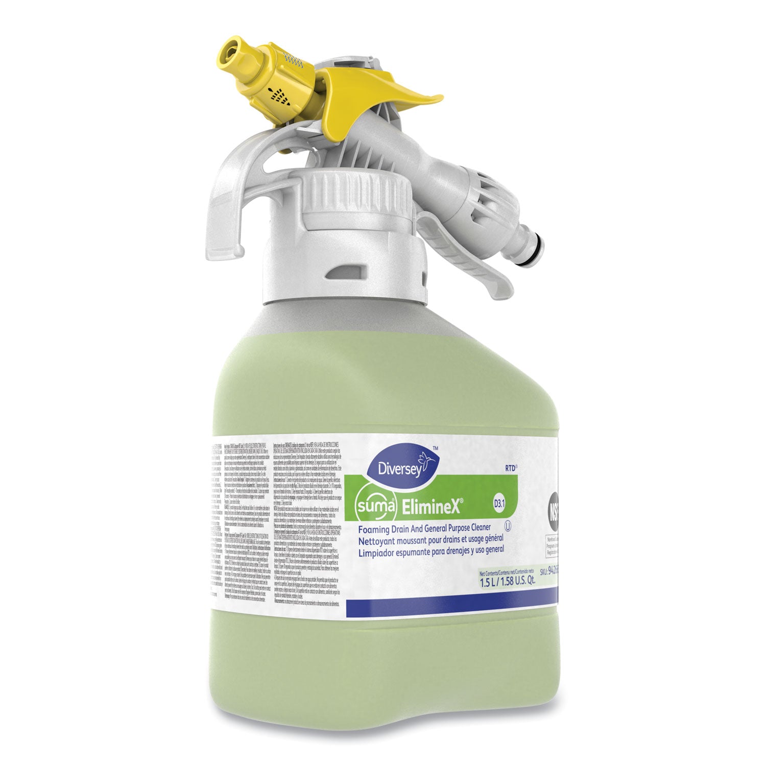 Diversey™ Suma Eliminex D3.1, Liquid, 50.7 Oz Spray, 2/carton