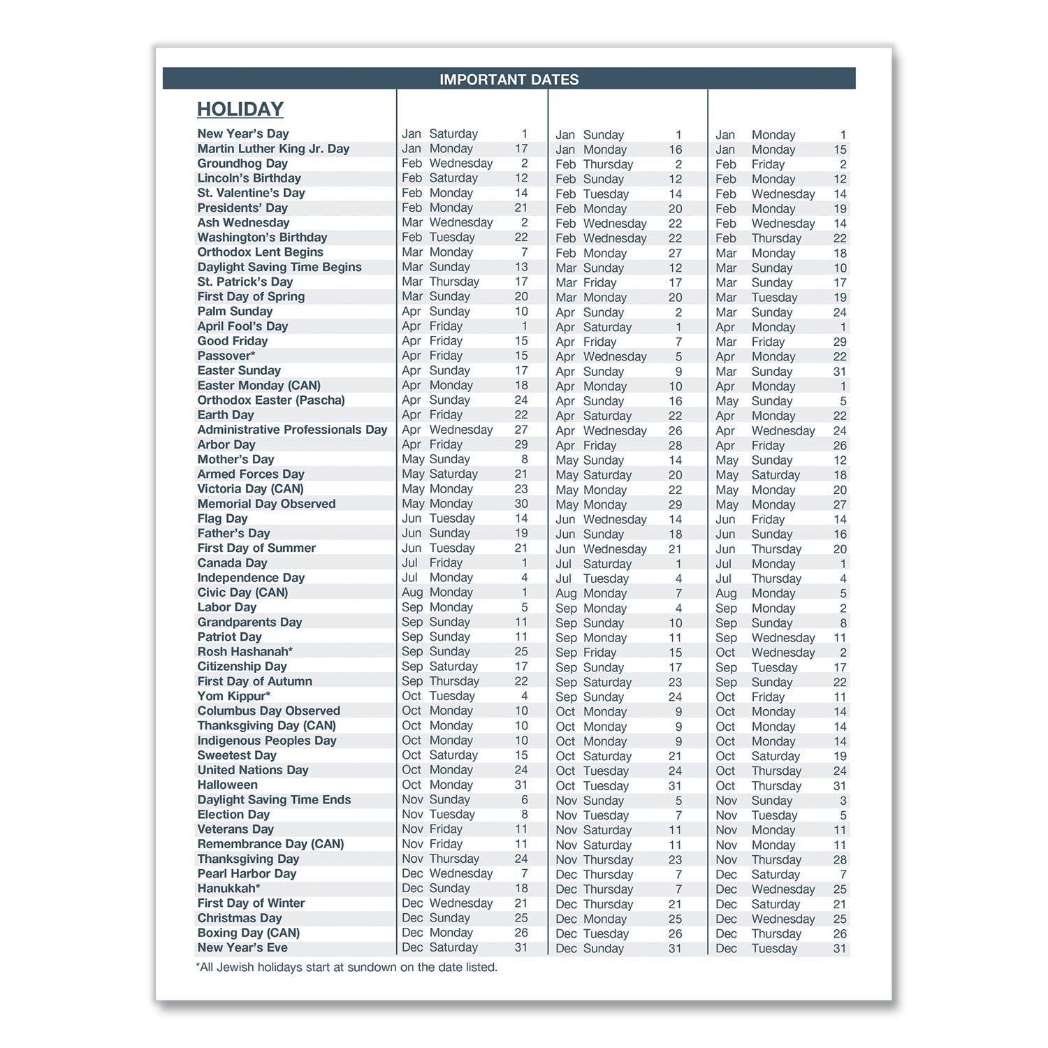 House of Doolittle™ Monthly Hard Cover Planner, 11 x 8.5, Black Cover, 14-Month: Dec 2024 to Jan 2026