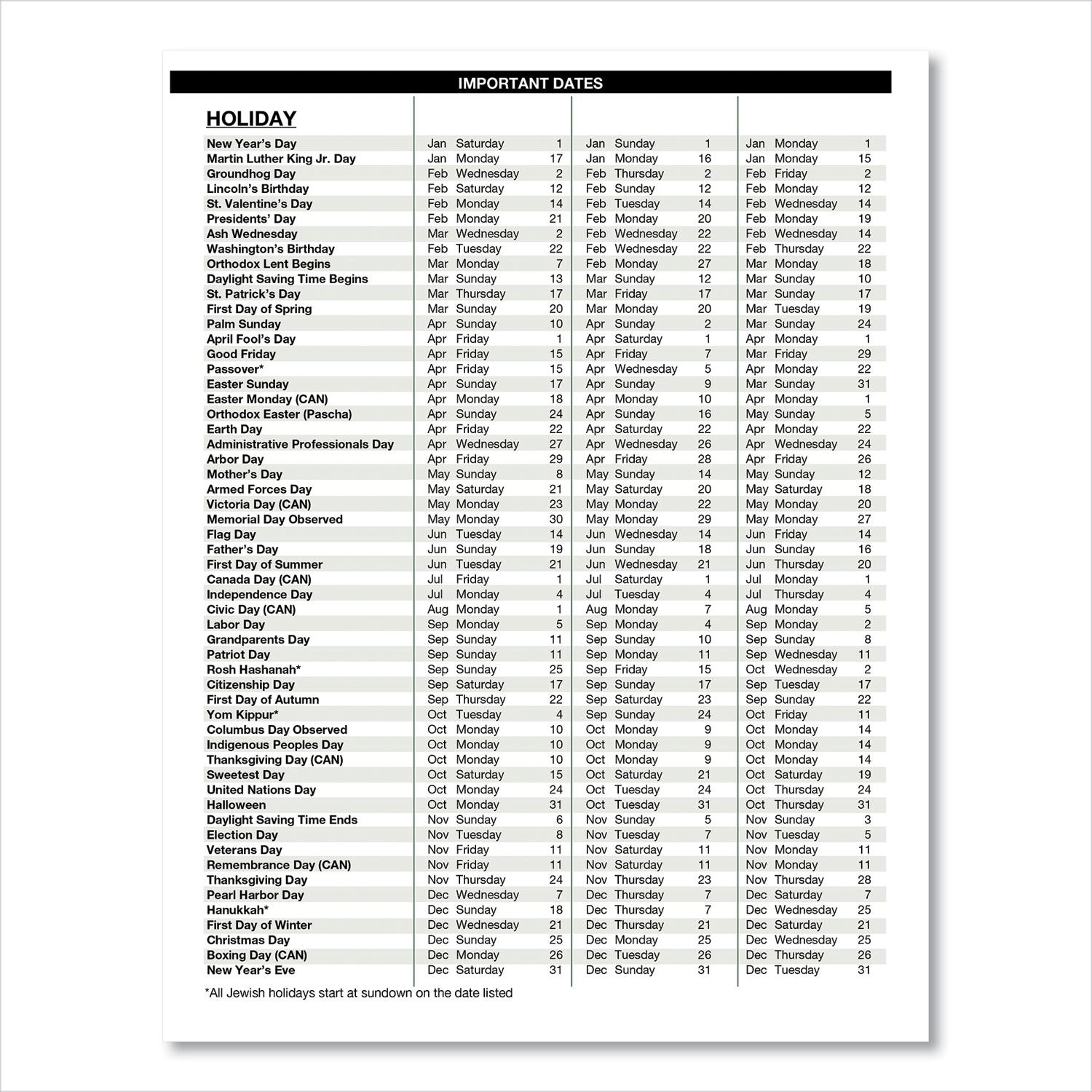 House of Doolittle™ Recycled Professional Weekly Planner, 15-Minute Appts, 11 x 8.5, Black Wirebound Soft Cover, 12-Month (Jan to Dec): 2025