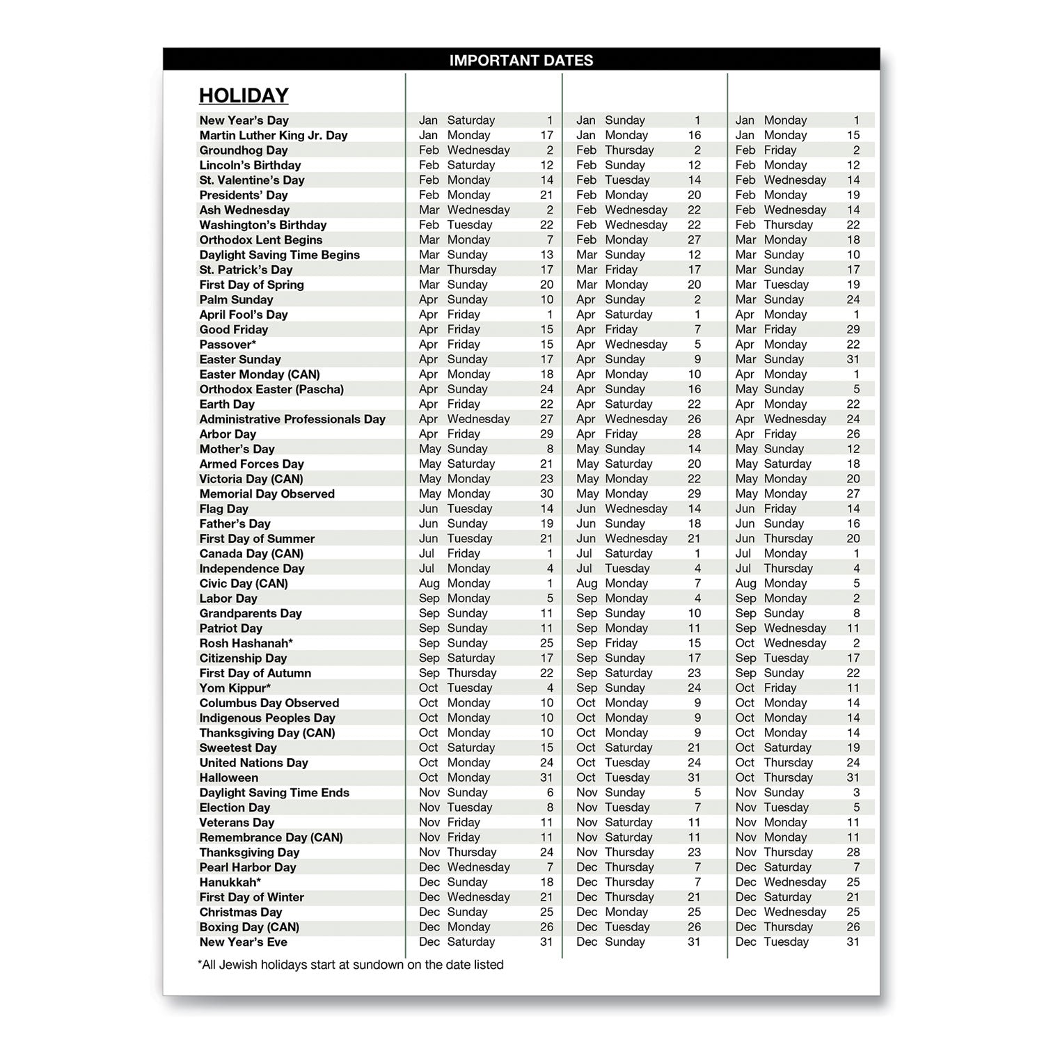 House of Doolittle™ Recycled Professional Weekly Planner, 15-Minute Appts, 11 x 8.5, Black Wirebound Soft Cover, 24-Month: Jan 2025 to Dec 2026