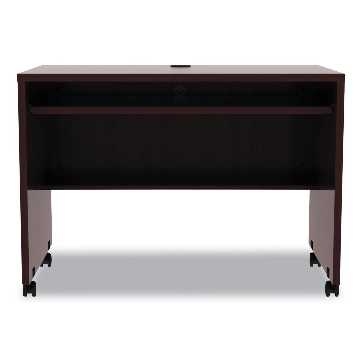 Alera® Alera Valencia Series Mobile Workstation Desk, 41.38" X 23.63" X 30", Mahogany