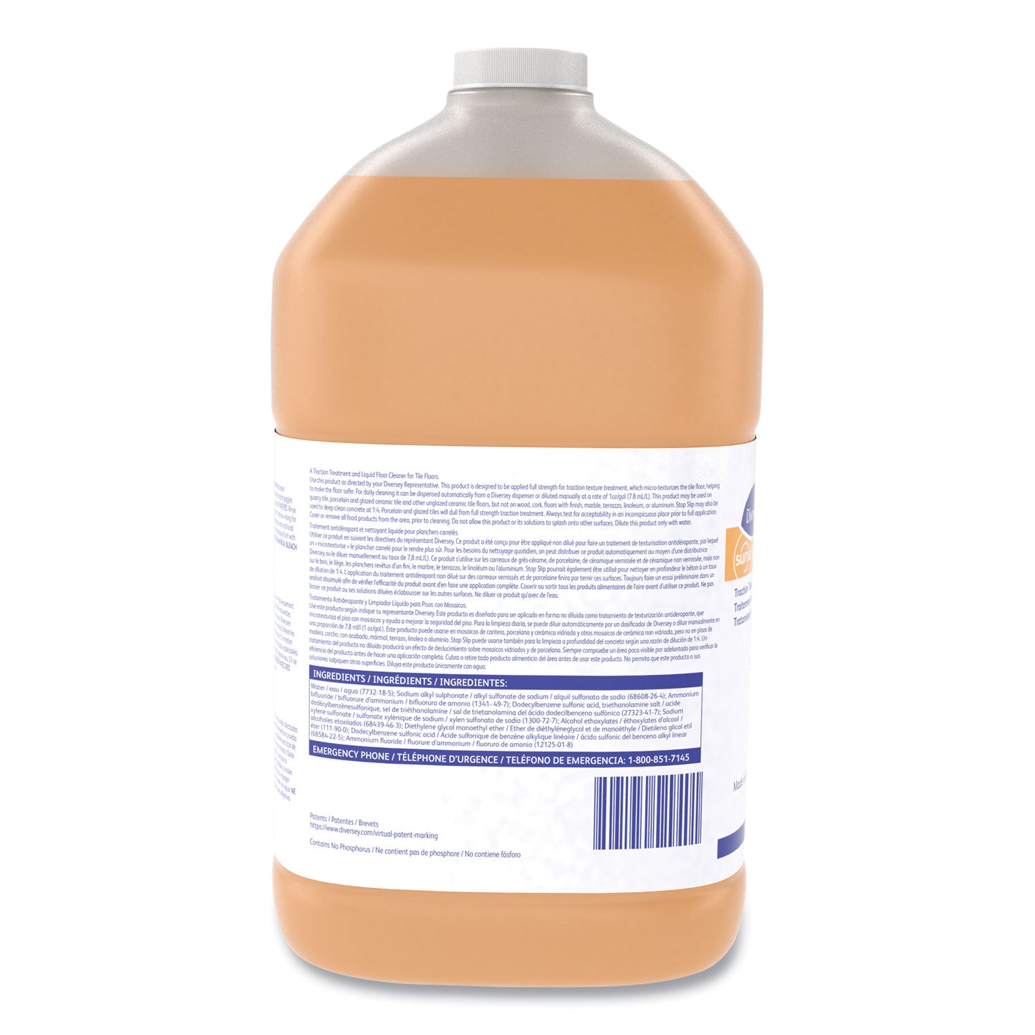 Diversey™ Suma Stop Slip Traction Treatment, Unscented, 1 Gal Bottle, 4/carton