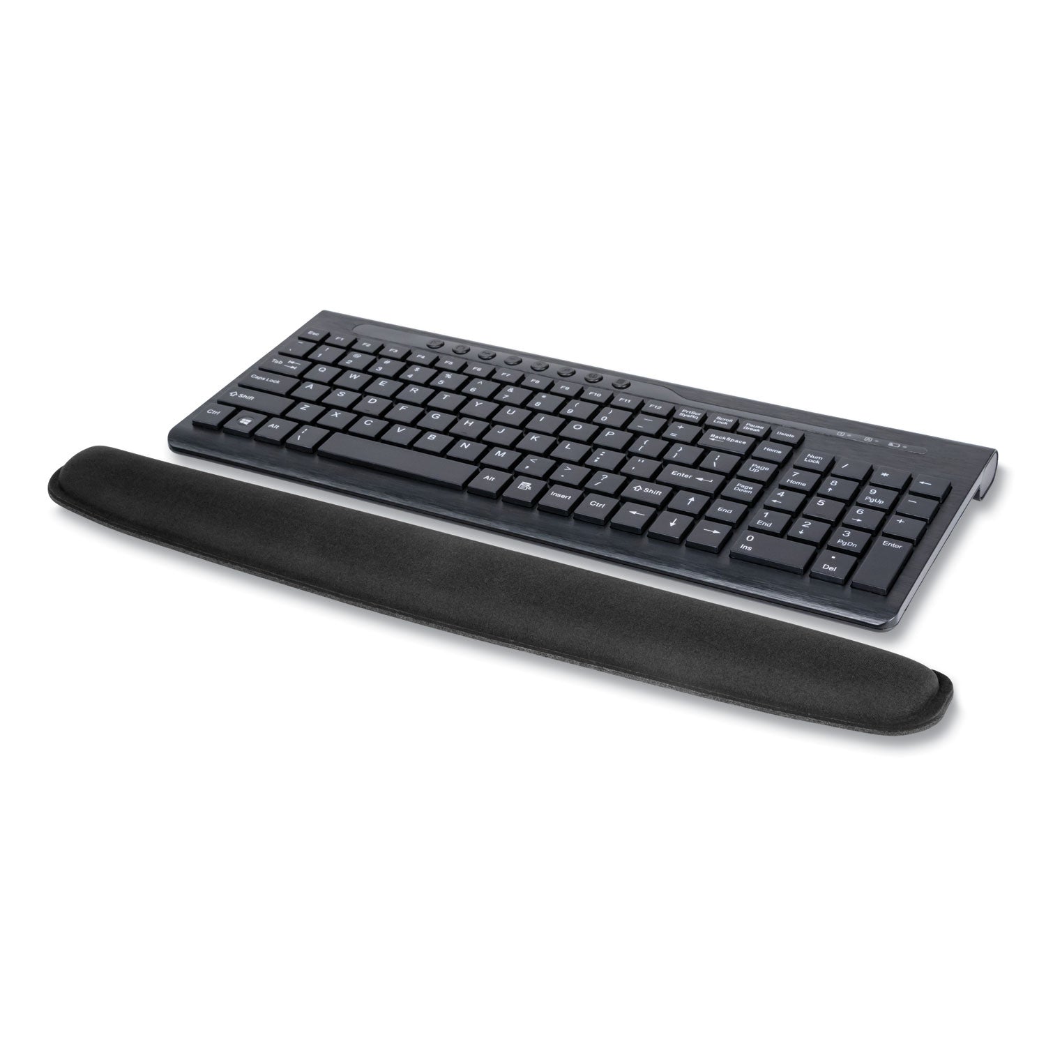 Allsop® Memory Foam Keyboard Wrist Rest, 2.87 x 18, Black