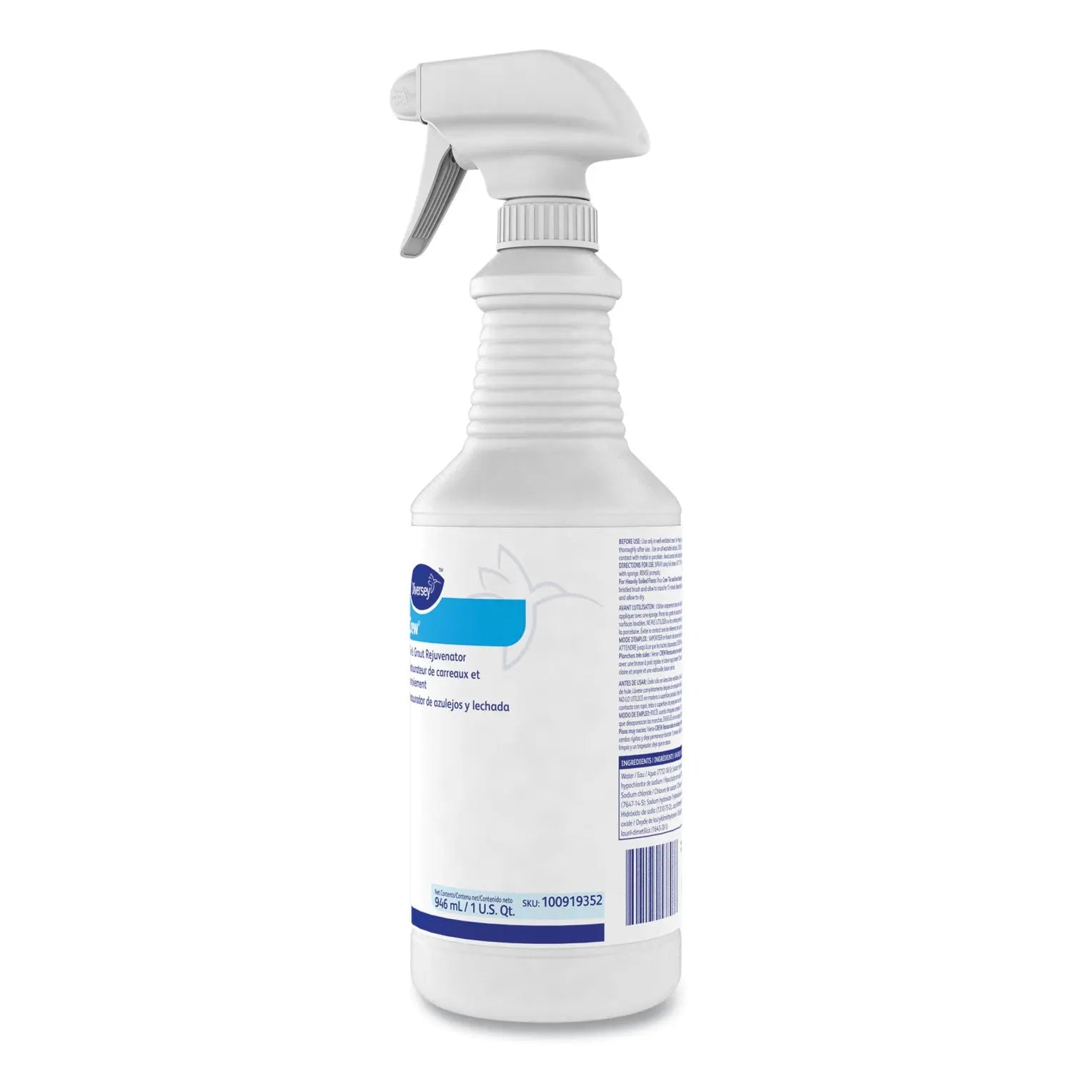 Crew Tile and Grout Rejuvenator, 32 oz Spray Bottle, 12/Carton Diversey™ Flipcost