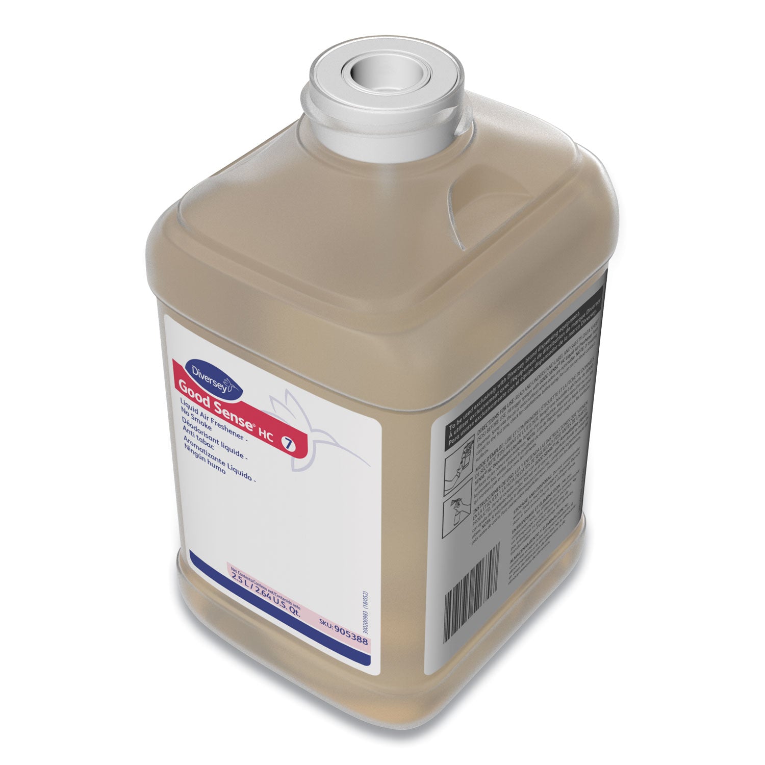 Diversey™ Good Sense Liquid Odor Counteractant, Clean and Fresh, 84.5 oz, 2/Carton