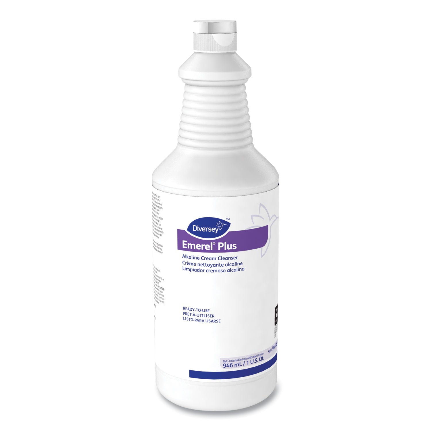 Diversey™ Emerel Plus Cream Cleanser, Odorless, 32 Oz Squeeze Bottle, 12/carton