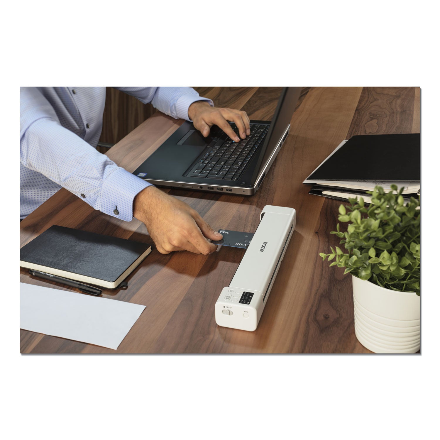 Brother Ds-940dw Duplex And Wireless Compact Mobile Document Scanner, 600 Dpi Optical Resolution, 1-Sheet Duplex Auto Document Feeder