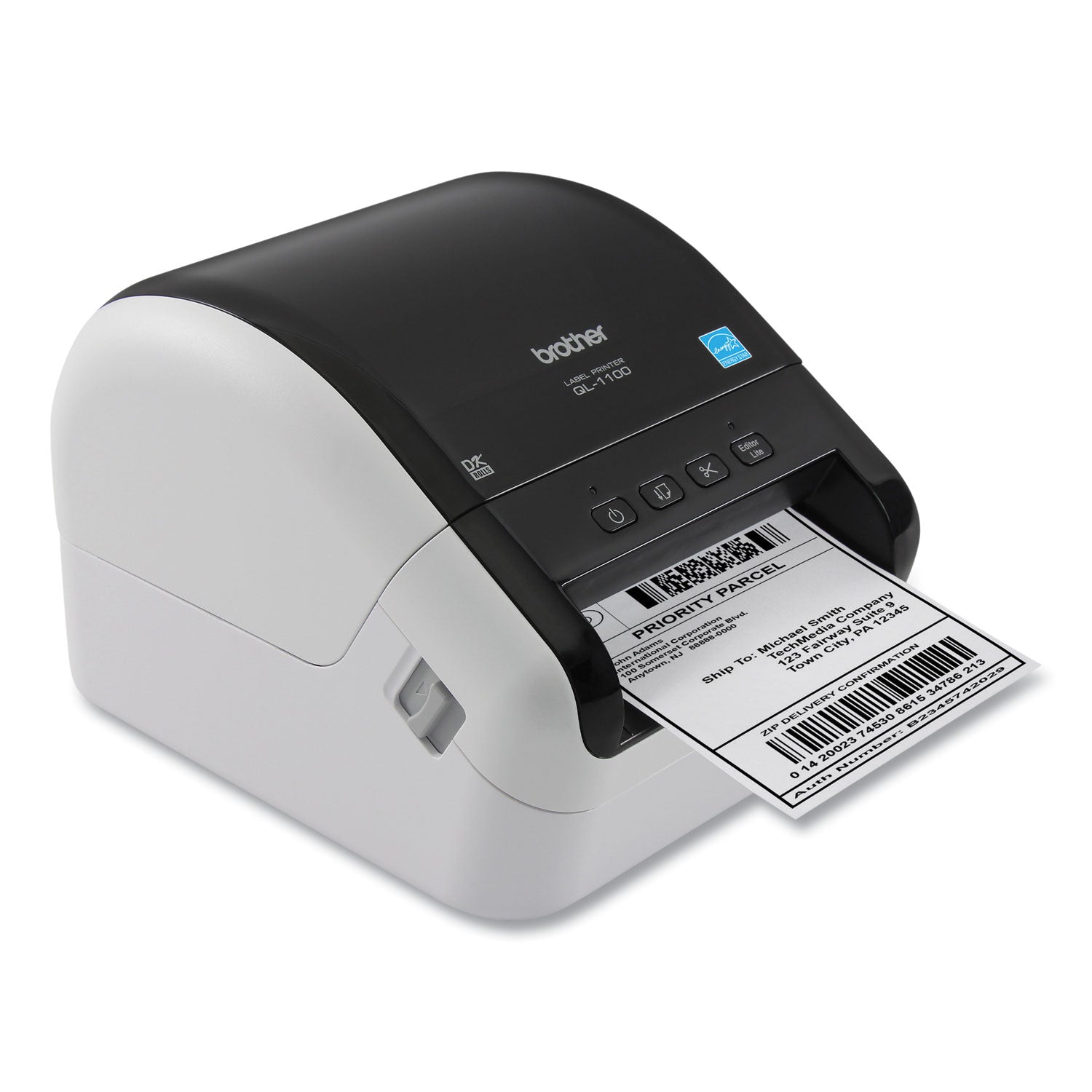 Brother Ql-1100 Wide Format Professional Label Printer, 69 Labels/min Print Speed, 6.7 X 8.7 X 5.9