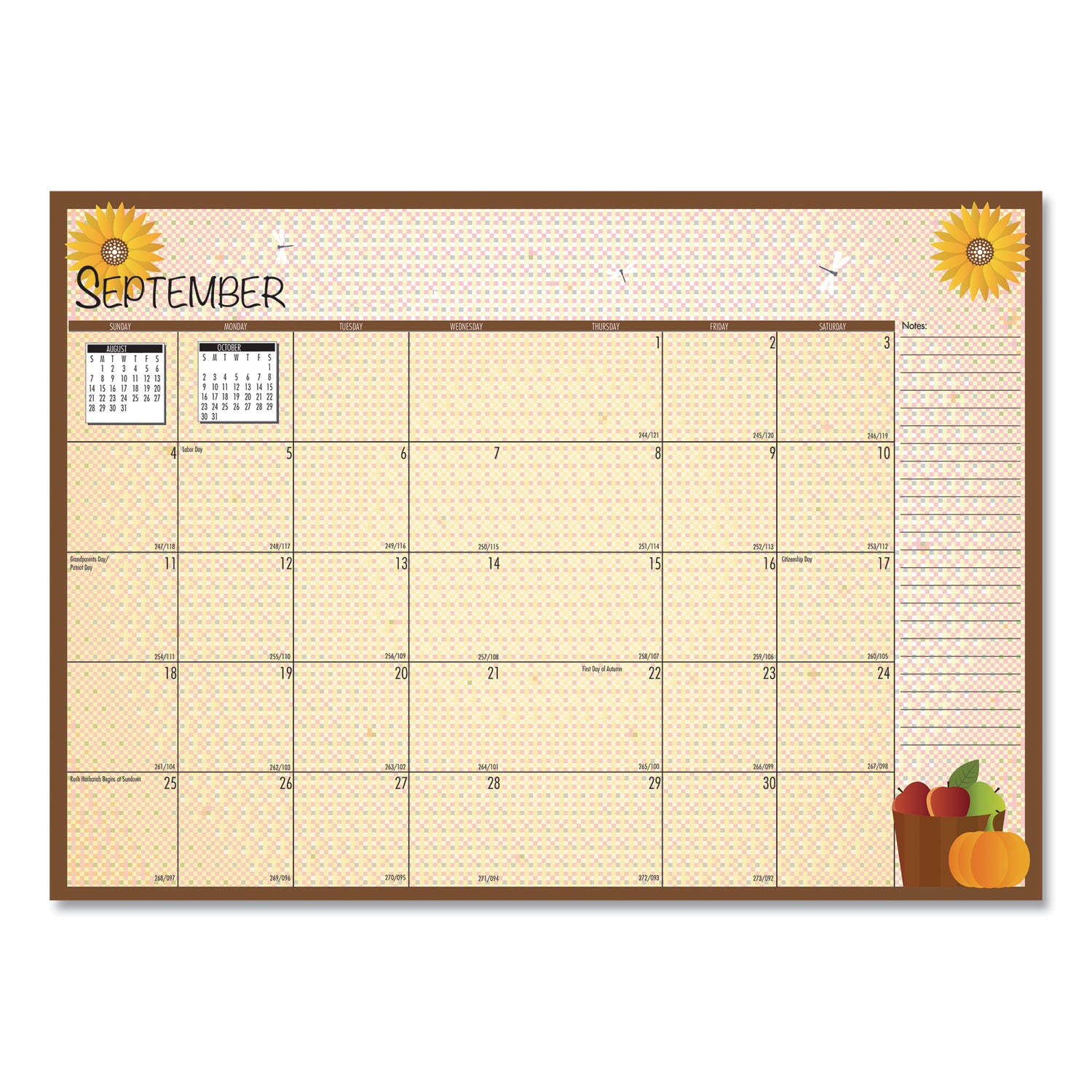 House of Doolittle™ Seasonal Monthly Planner, Illustrated Seasons Artwork, 10 x 7, Light Blue Cover, 12-Month (Jan to Dec): 2025