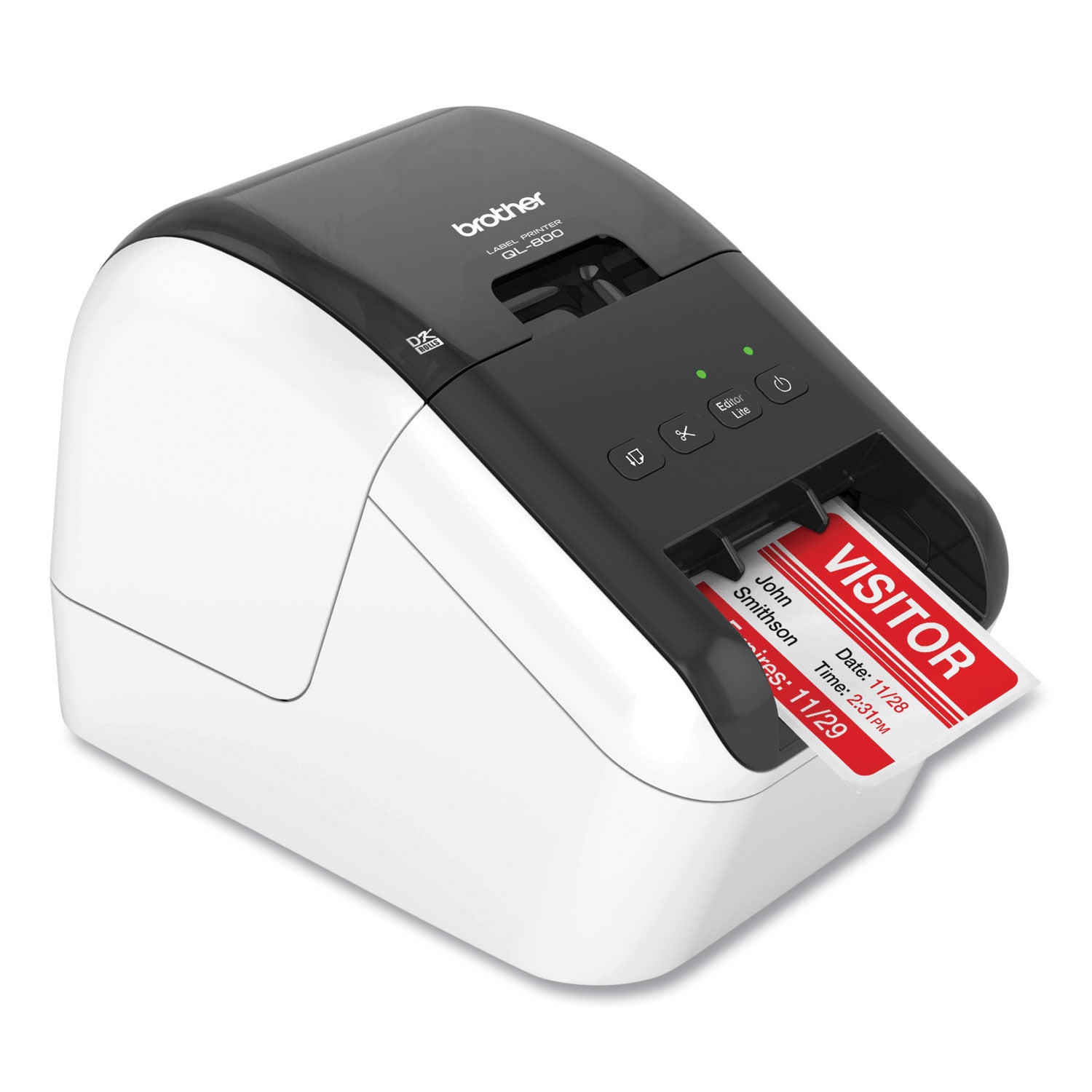 Brother Ql-800 High-Speed Professional Label Printer, 93 Labels/min Print Speed, 5 X 8.75 X 6