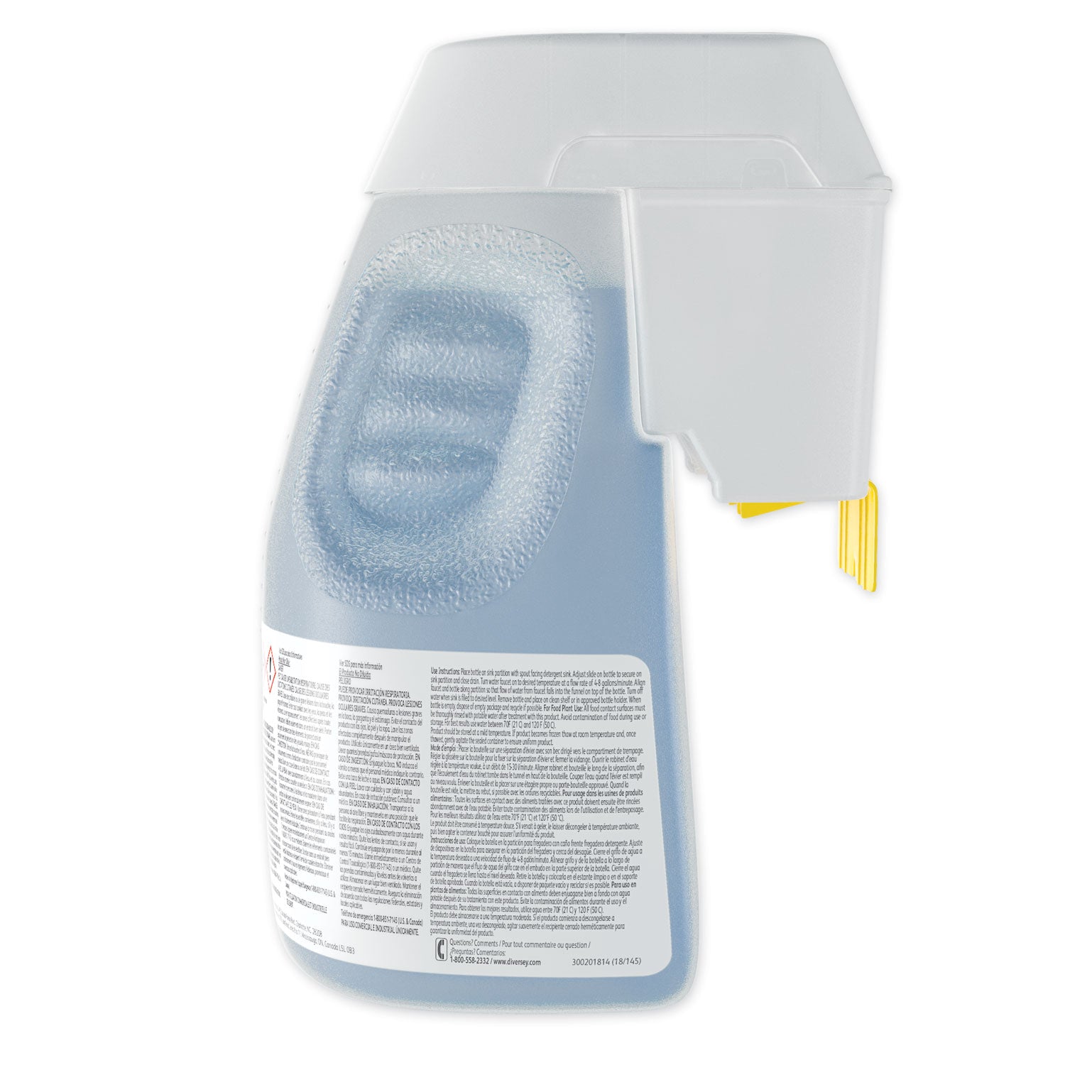 Suma® Supreme Concentrated Pot And Pan Detergent, Floral, 2.6 Qt Optifill System Refill