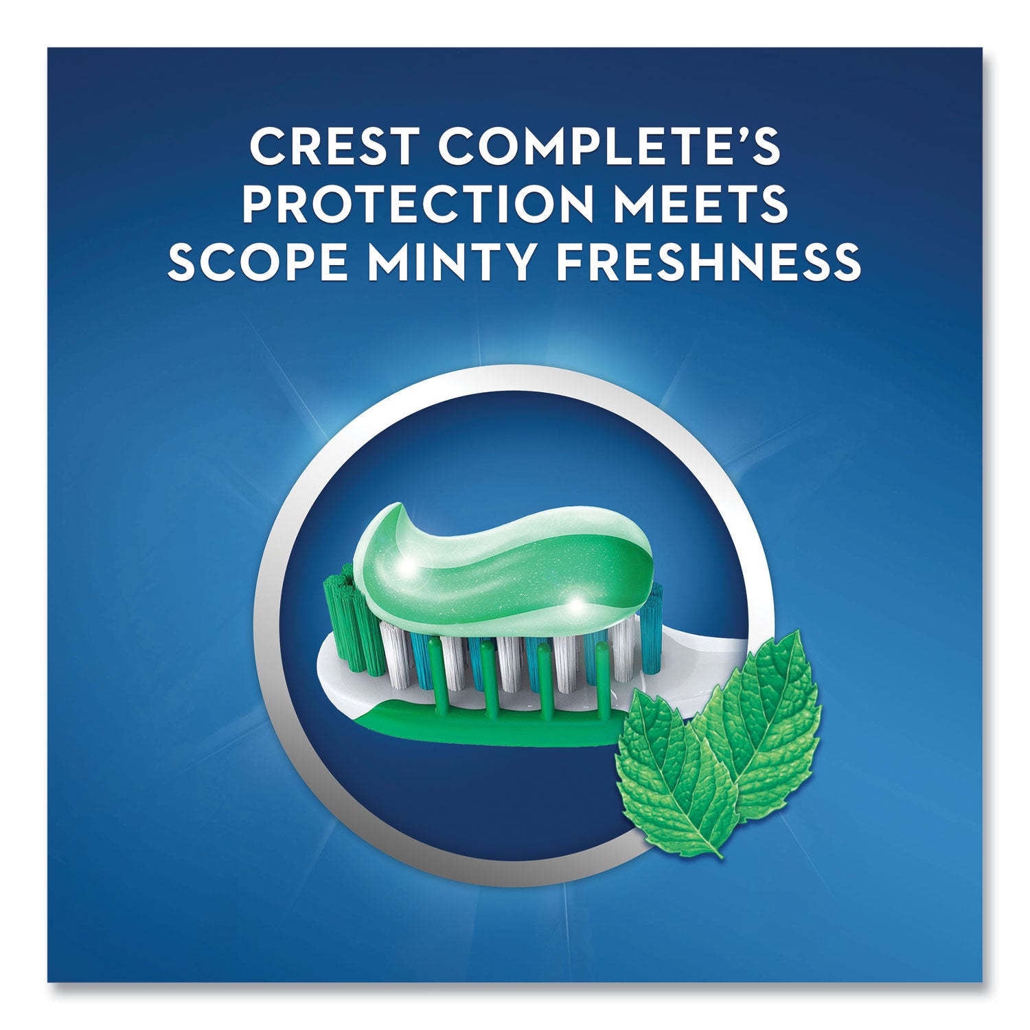 Crest® Complete Whitening Toothpaste + Scope, Minty Fresh, 0.85 Oz Tube, 36/carton