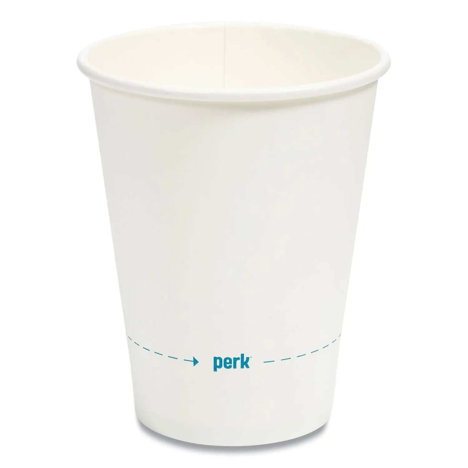 White Paper Hot Cups, 12 oz, 50/Pack