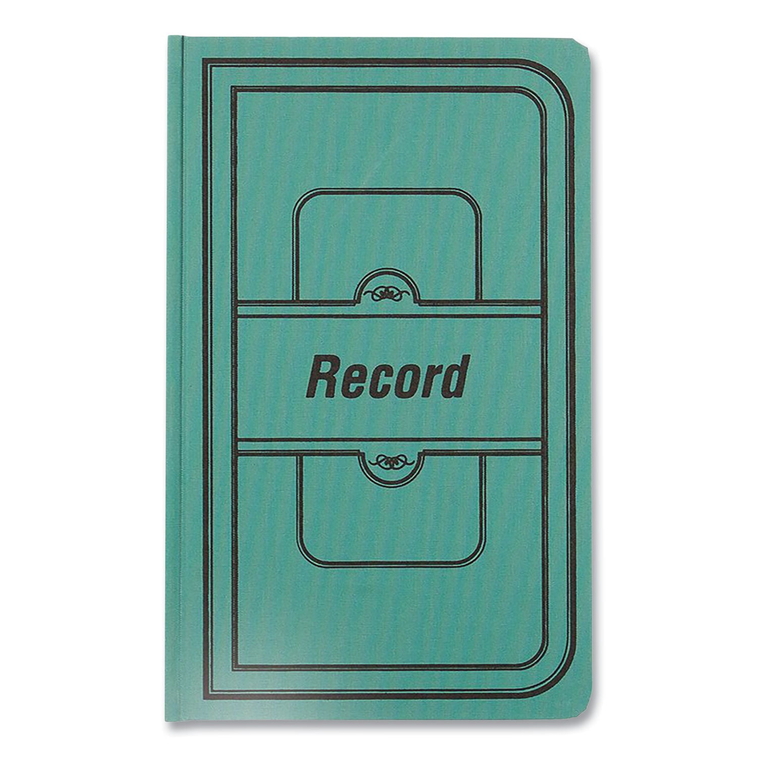 National® Tuff Series Record Book, Green Cover, 12 X 7.5 Sheets, 150 Sheets/book