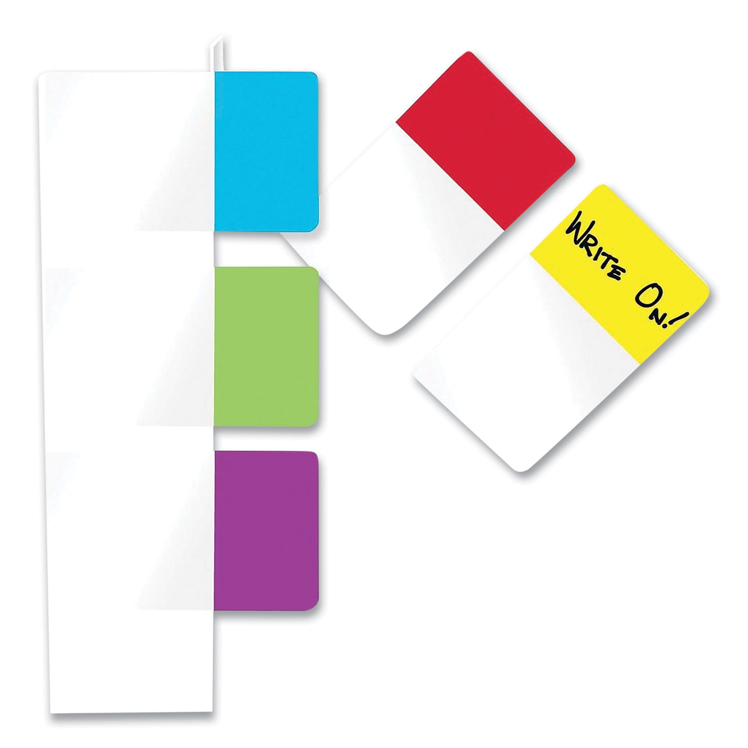 Redi-Tag® Removable Page Flags, Red/blue/green/yellow/purple, 100/color, 500/pack