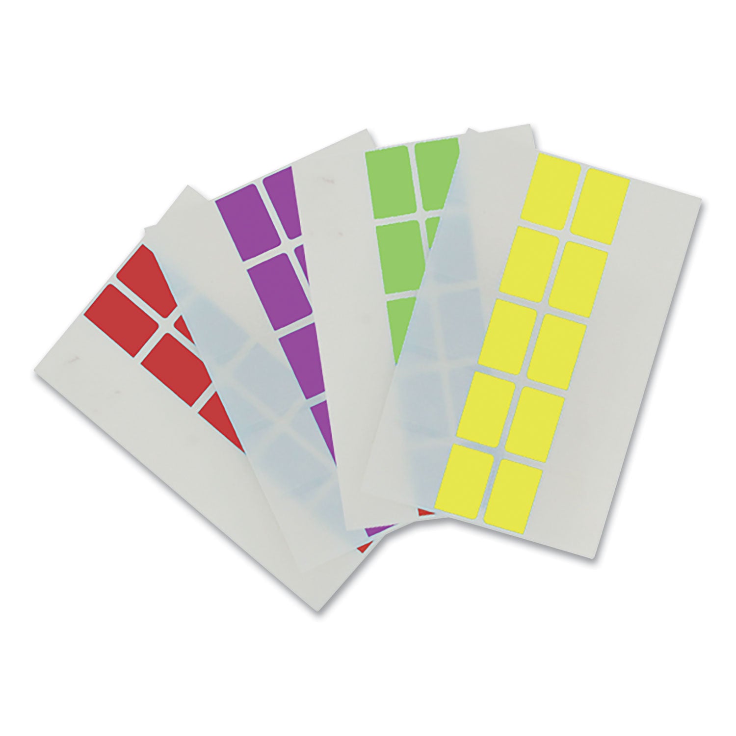Redi-Tag® Removable Page Flags, Red/blue/green/yellow/purple, 100/color, 500/pack