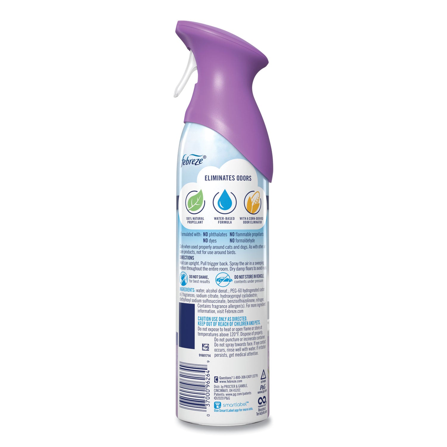 Febreze® Air, Mediterranean Lavender, 8.8 Oz Aerosol Spray, 6/carton