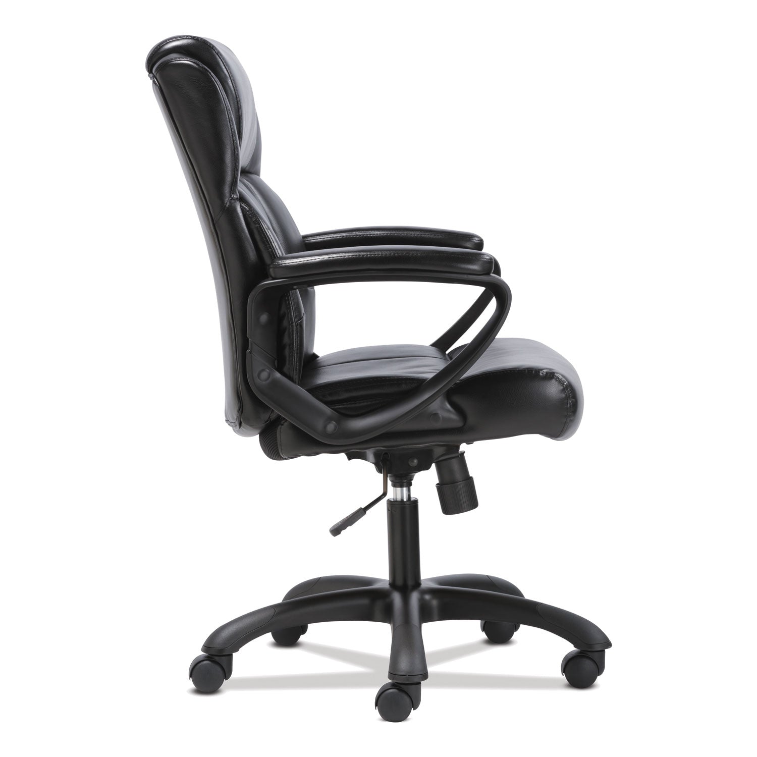Sadie™ Mid-Back Executive Chair, Supports Up To 225 Lb, 19" To 23" Seat Height, Black