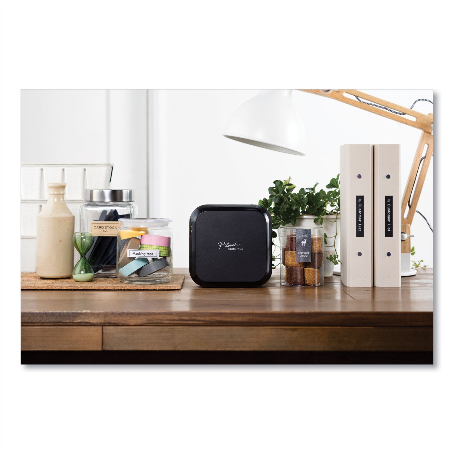 Brother P-Touch® Pt-P710bt Cube Wireless Label Maker, 20 Mm/s Print Speed, 5 X 2.6 X 5