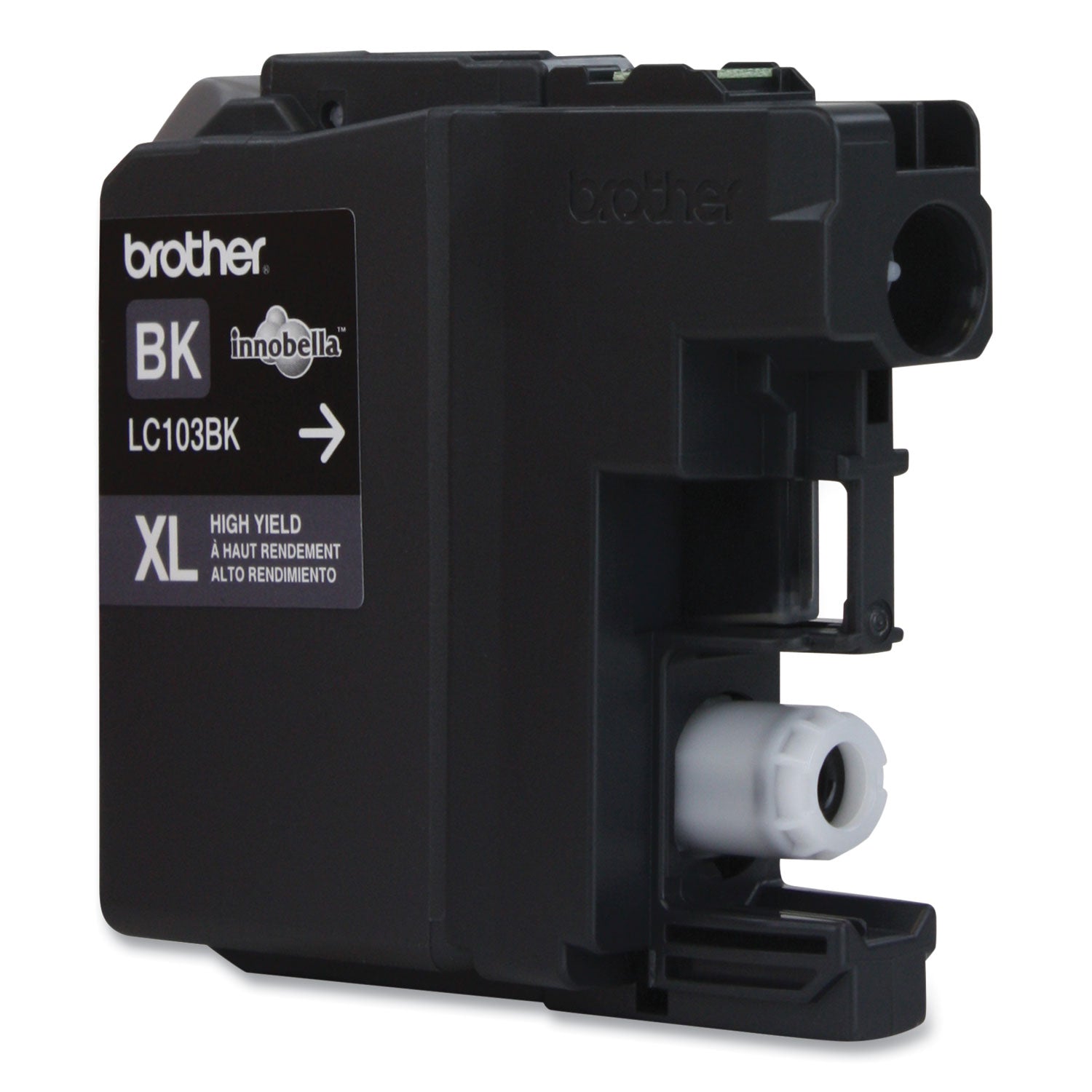 Brother Lc103bk Innobella High-Yield Ink, 600 Page-Yield, Black