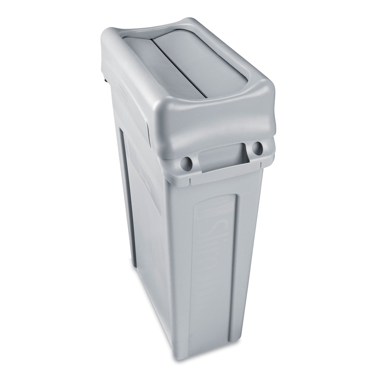 Rubbermaid® Commercial Swing Lid For Slim Jim Waste Container, Gray