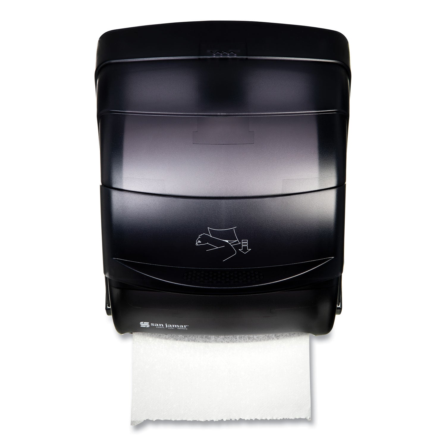 San Jamar® Integra Lever Roll Towel Dispenser, 11.5 X 11.25 X 13.5, Black Pearl