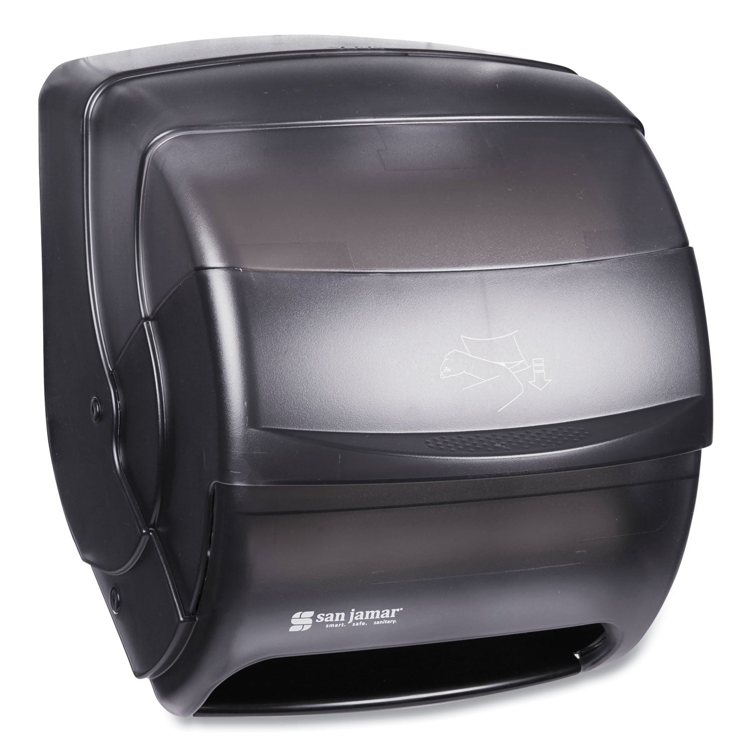San Jamar® Integra Lever Roll Towel Dispenser, 11.5 X 11.25 X 13.5, Black Pearl