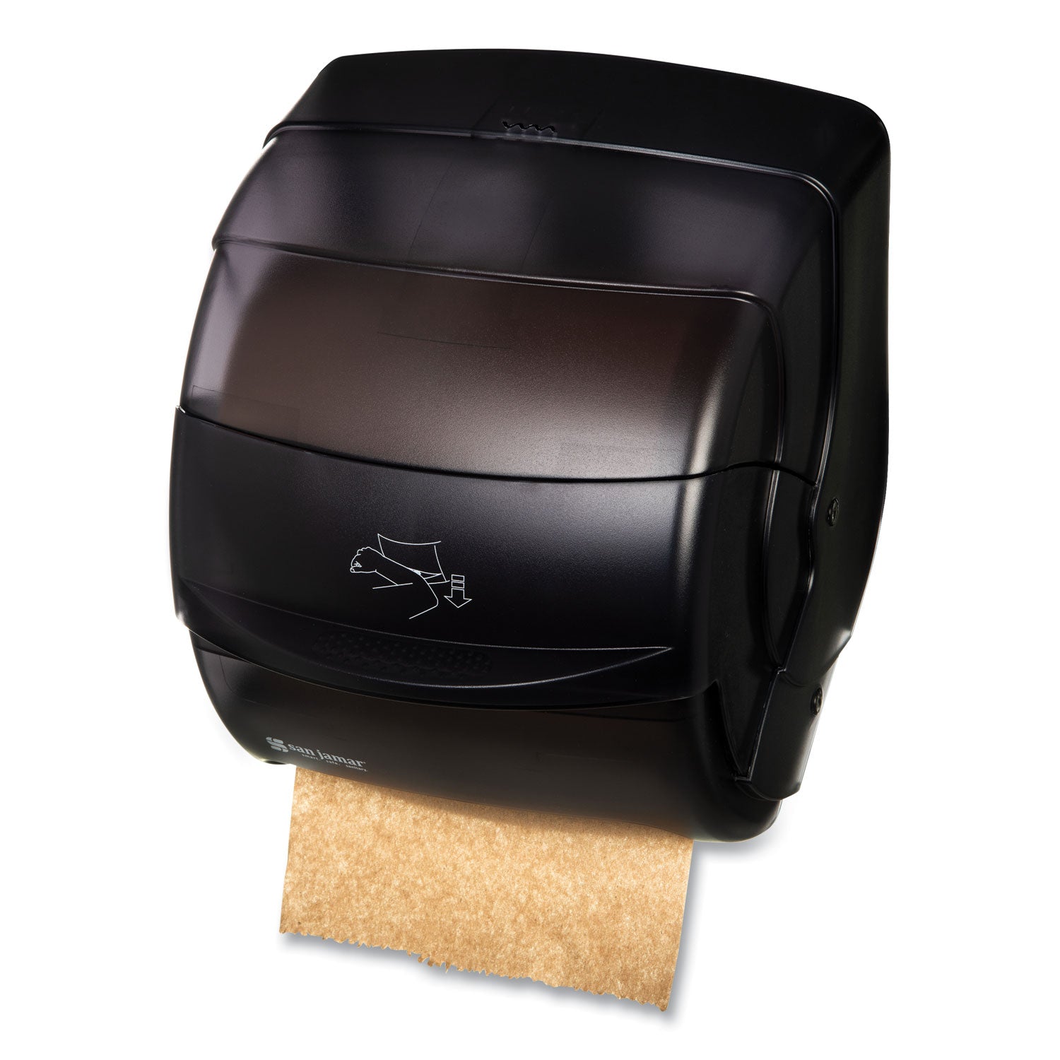San Jamar® Integra Lever Roll Towel Dispenser, 11.5 X 11.25 X 13.5, Black Pearl