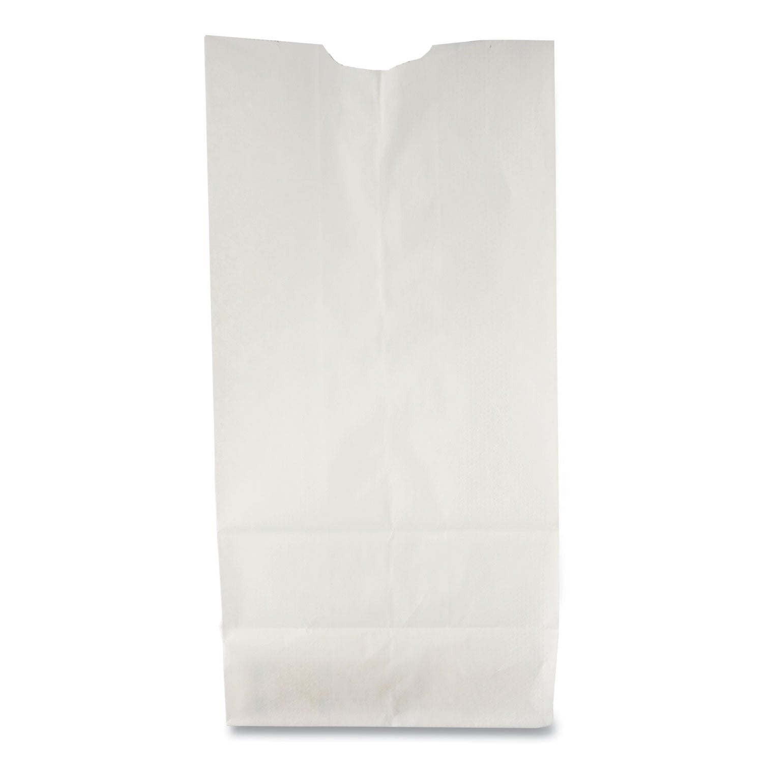 Grocery Paper Bags, 35 lb Capacity, #6, 6" x 3.63" x 11.06", White, 500 Bags