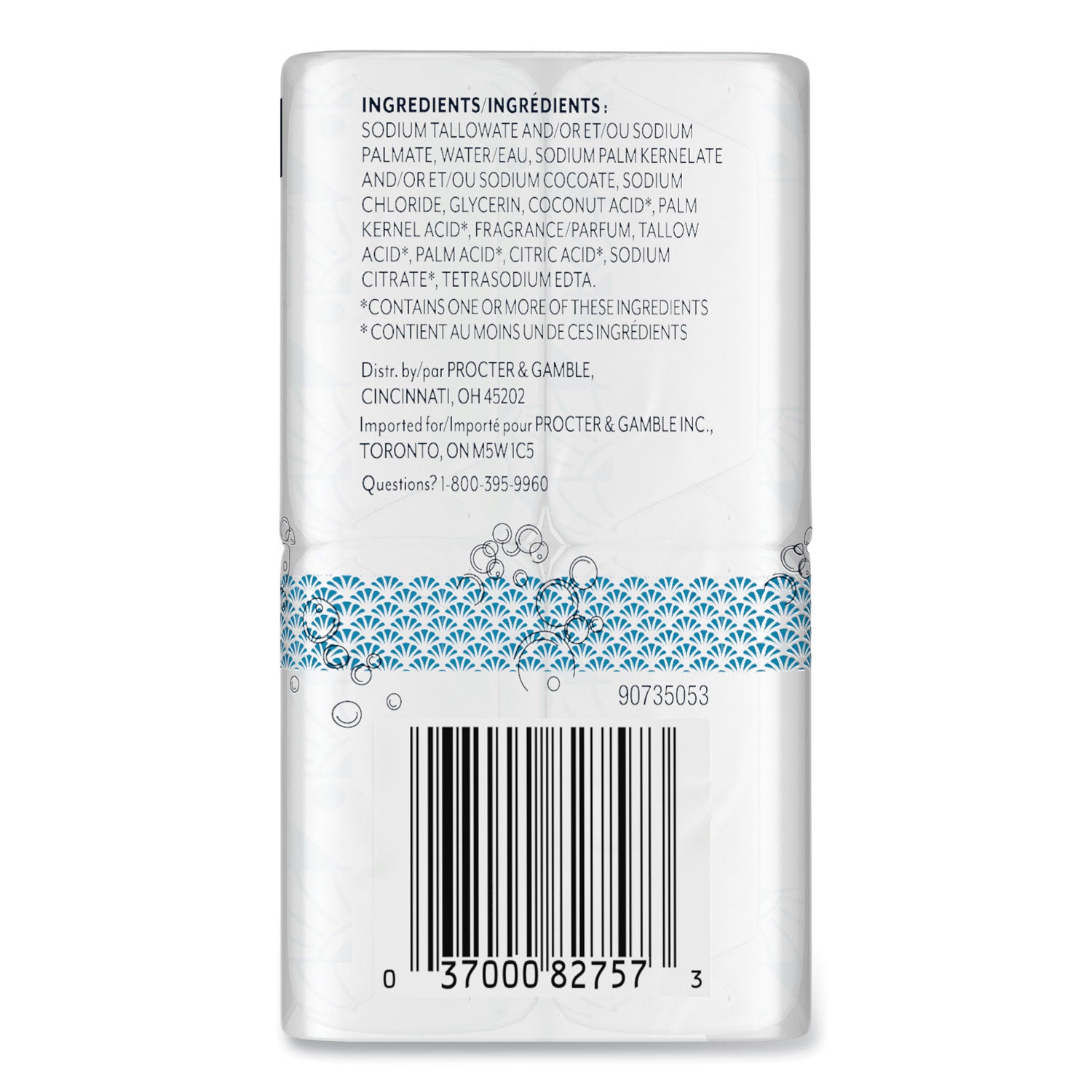 Ivory® Bar Soap, Original Scent, 4 Oz, 4/pack, 18 Packs/carton