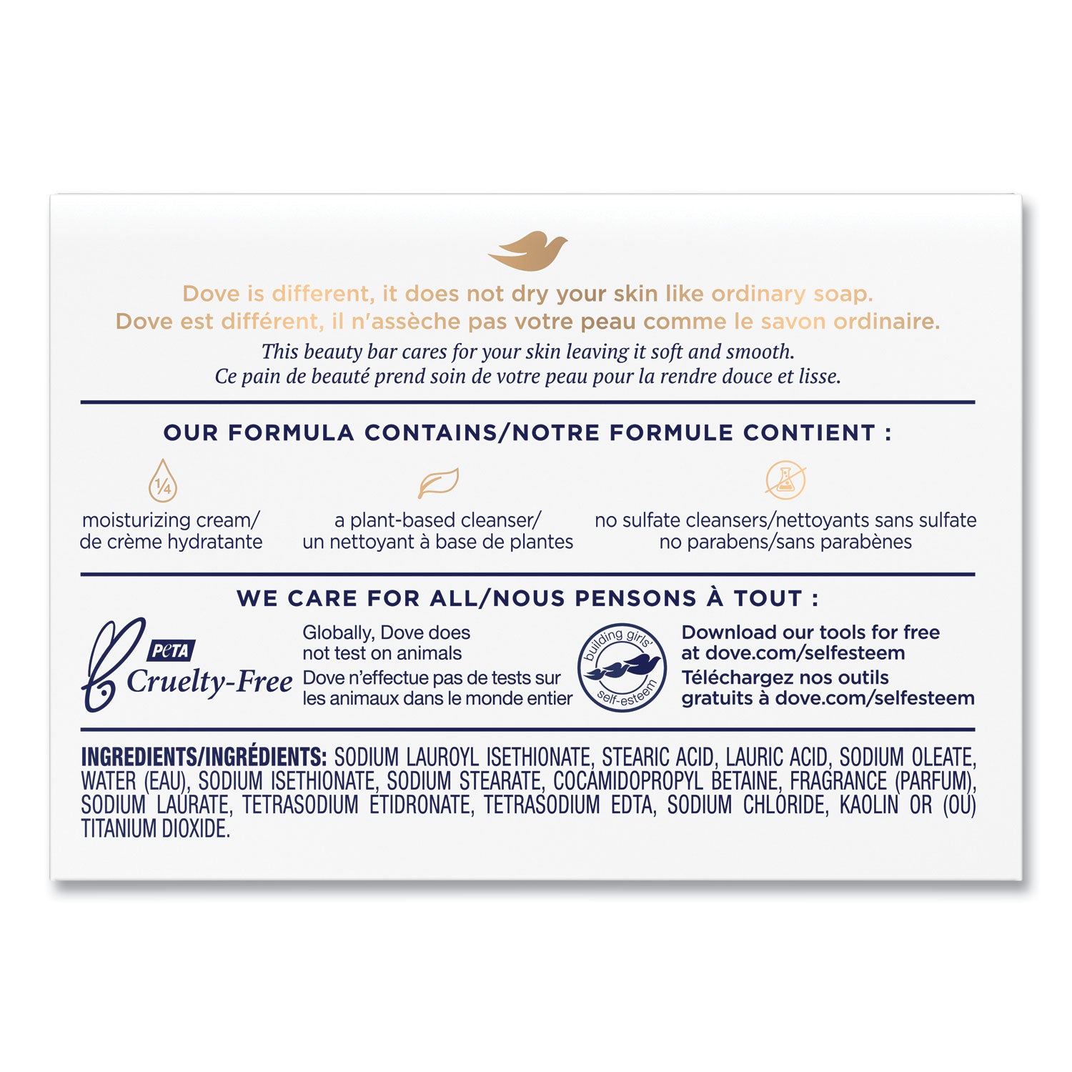 Dove® White Beauty Bar, Light Scent, 2.6 Oz