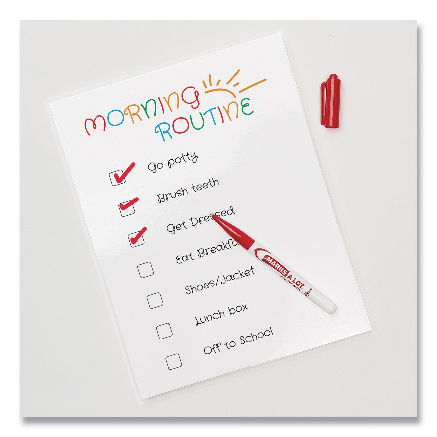 Avery® Clear Self-Adhesive Laminating Sheets, 3 Mil, 9" X 12", Matte Clear, 10/pack