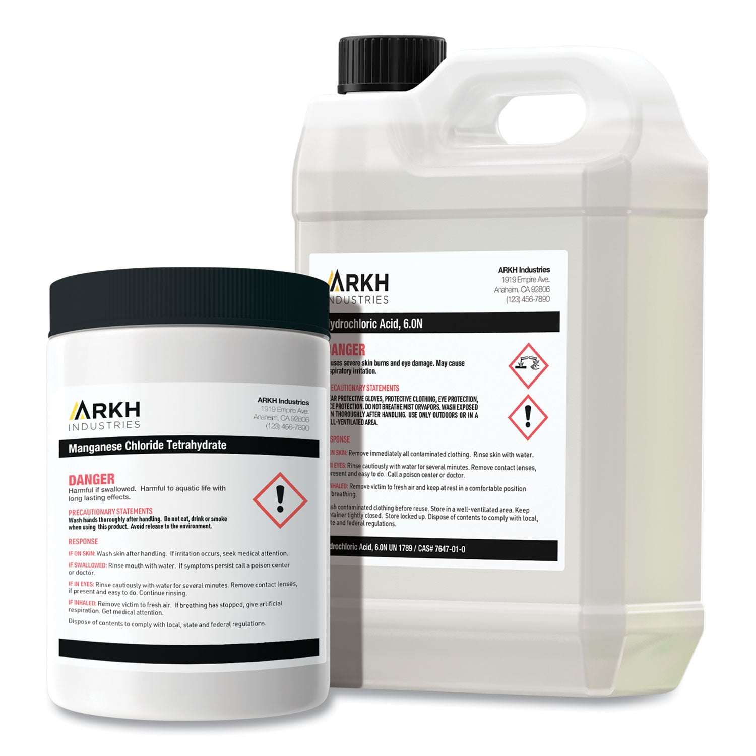 Avery® Ultraduty Ghs Chemical Waterproof And Uv Resistant Labels, 4 X 4, White, 4/sheet, 50 Sheets/box