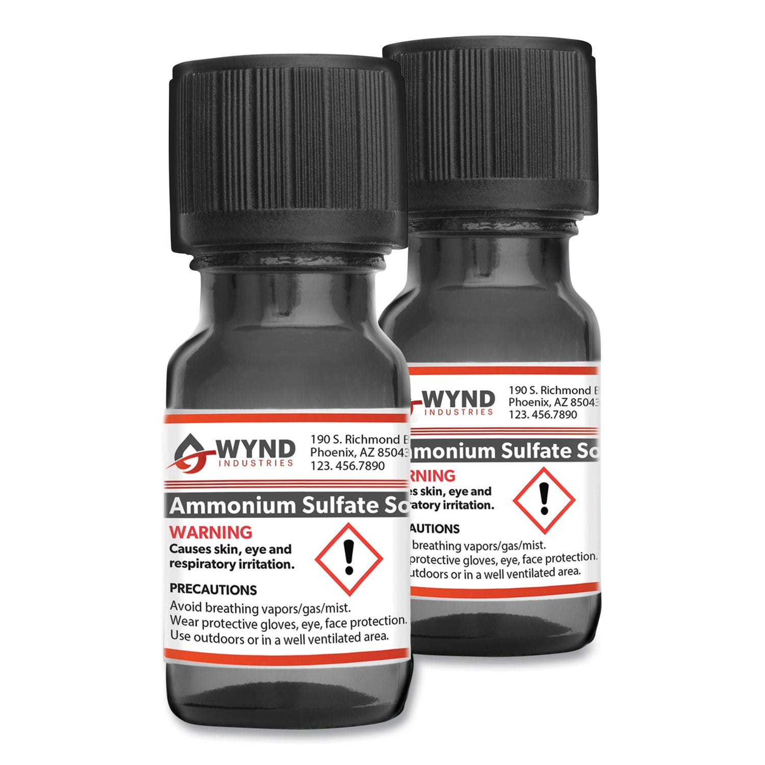 Avery® Ultraduty Ghs Chemical Waterproof And Uv Resistant Labels, 1 X 2.5, White, 24/sheet, 25 Sheets/pack