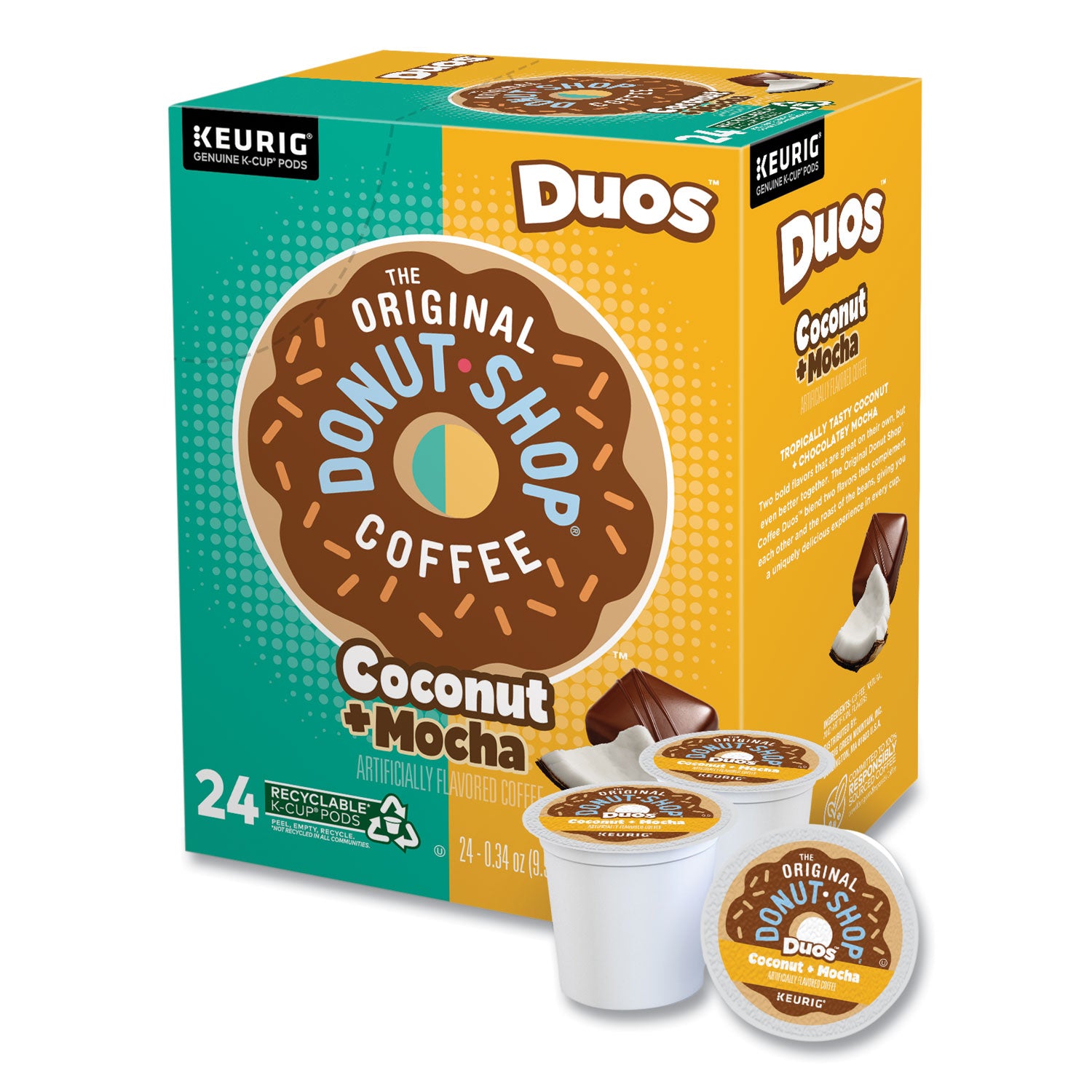 The Original Donut Shop® Coconut Mocha K-Cups, 24/box
