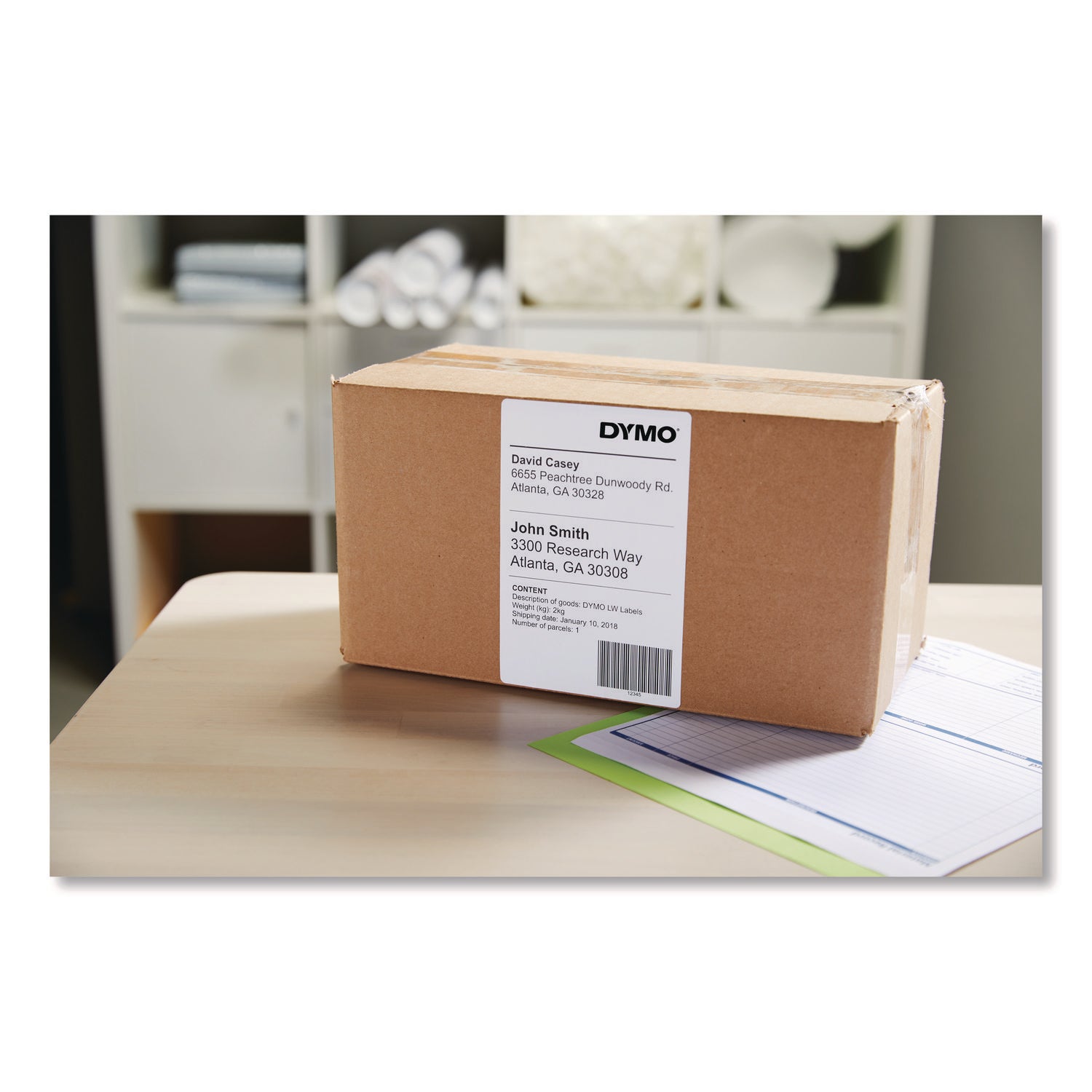 DYMO® Labelwriter Shipping Labels, 4" X 6", White, 220 Labels/roll