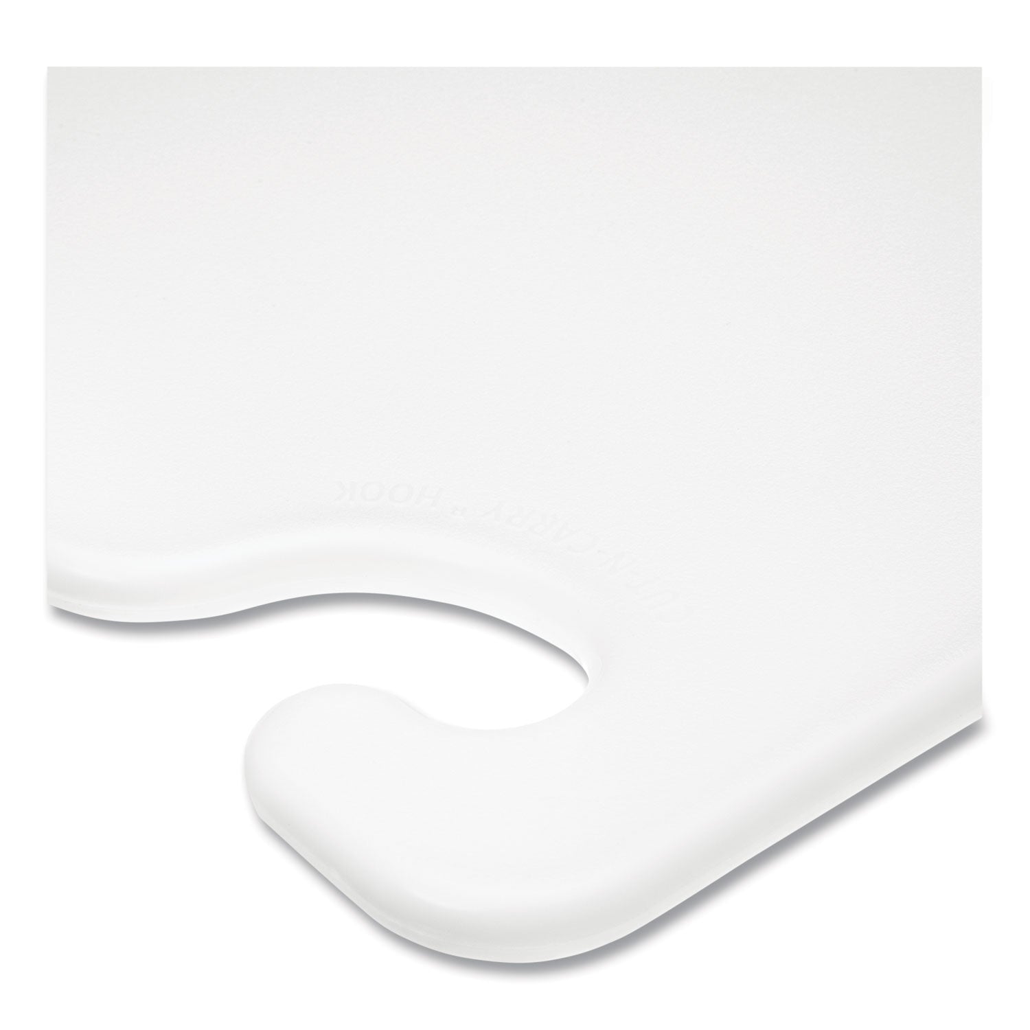 San Jamar® Cut-N-Carry Color Cutting Boards, Plastic, 20 x 15 x 0.5, White