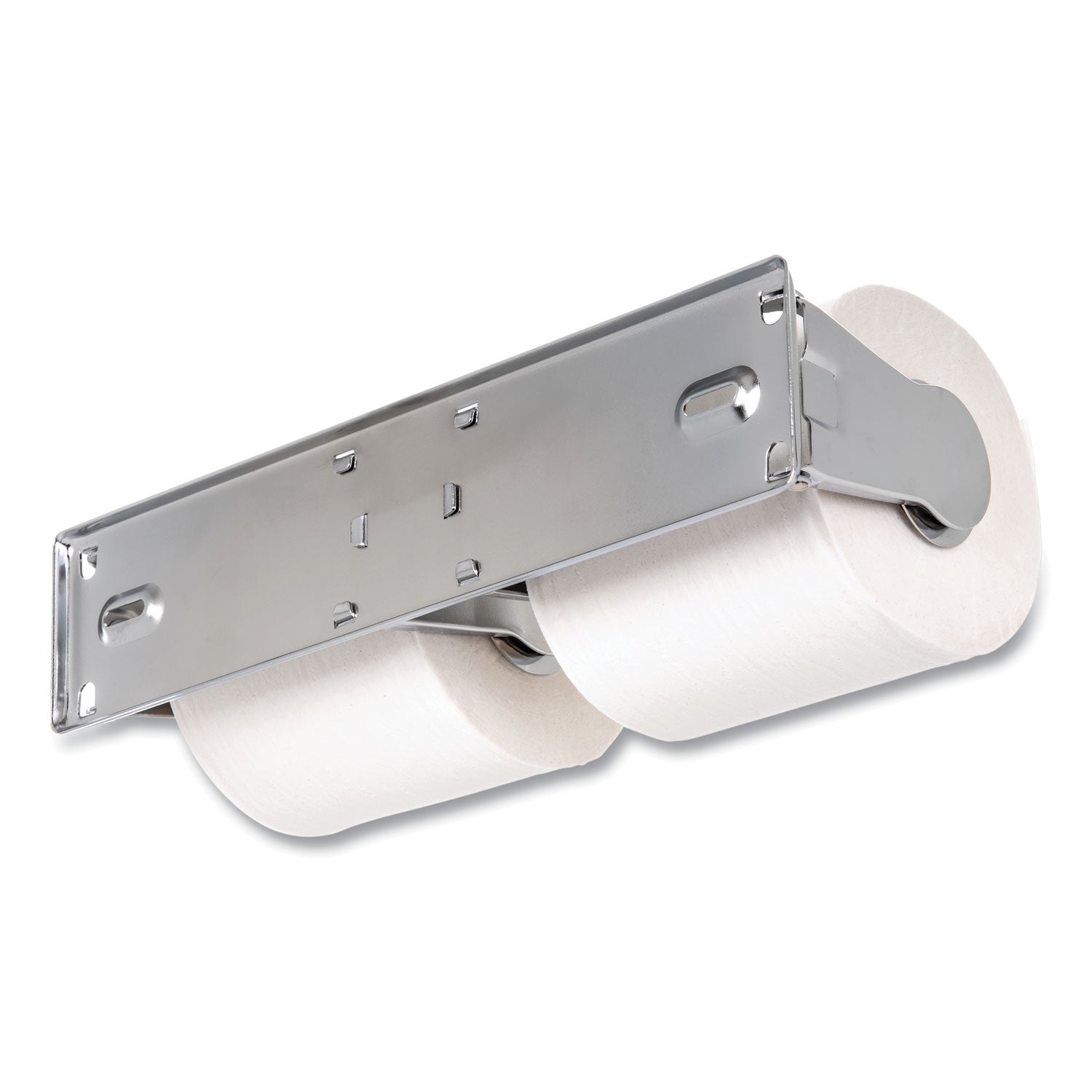 San Jamar® Locking Toilet Tissue Dispenser, 12.38 x 4.5 x 2.75, Chrome