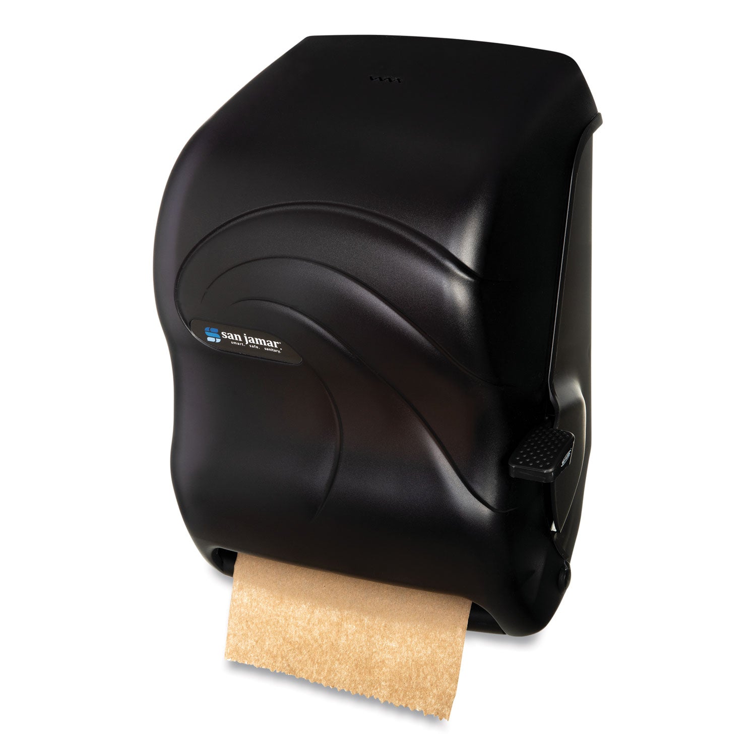 San Jamar® Lever Roll Towel Dispenser, Oceans, 12.94 X 9.25 X 16.5, Black Pearl