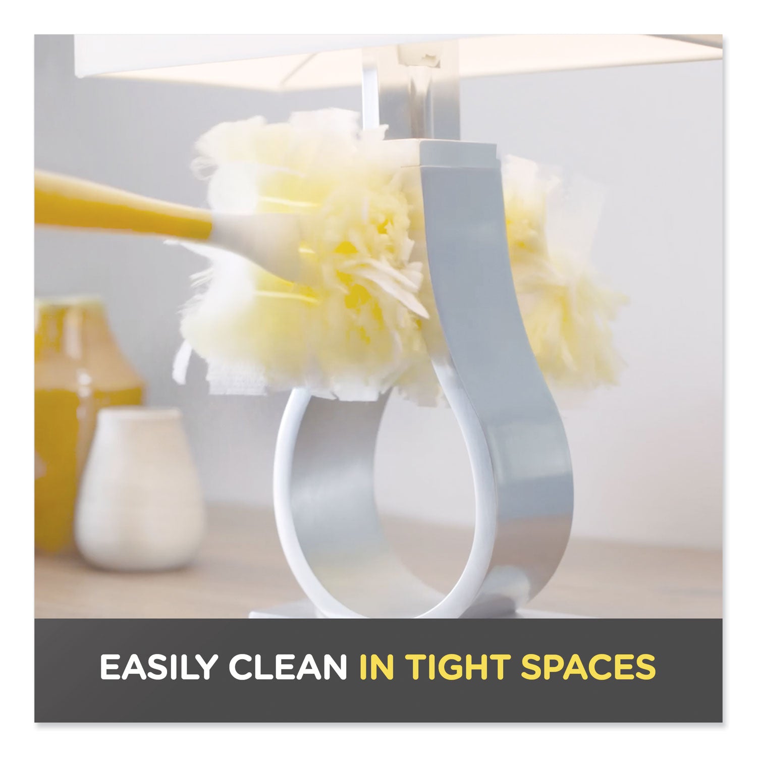 Swiffer® Heavy Duty Dusters Refill, Dust Lock Fiber, Yellow, 6/box