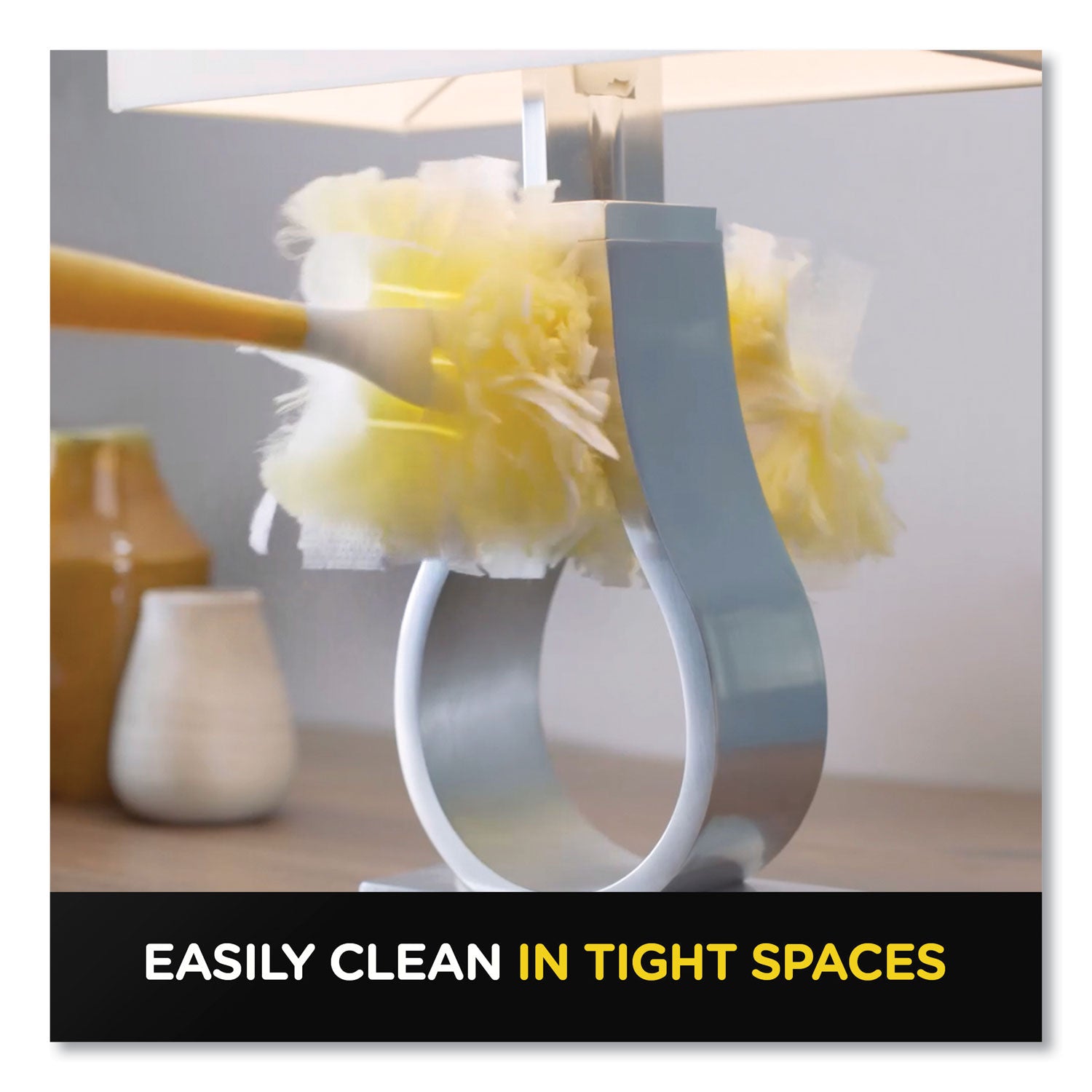 Swiffer® Heavy Duty Dusters Refill, Dust Lock Fiber, Yellow, 6/box, 4 Boxes/carton