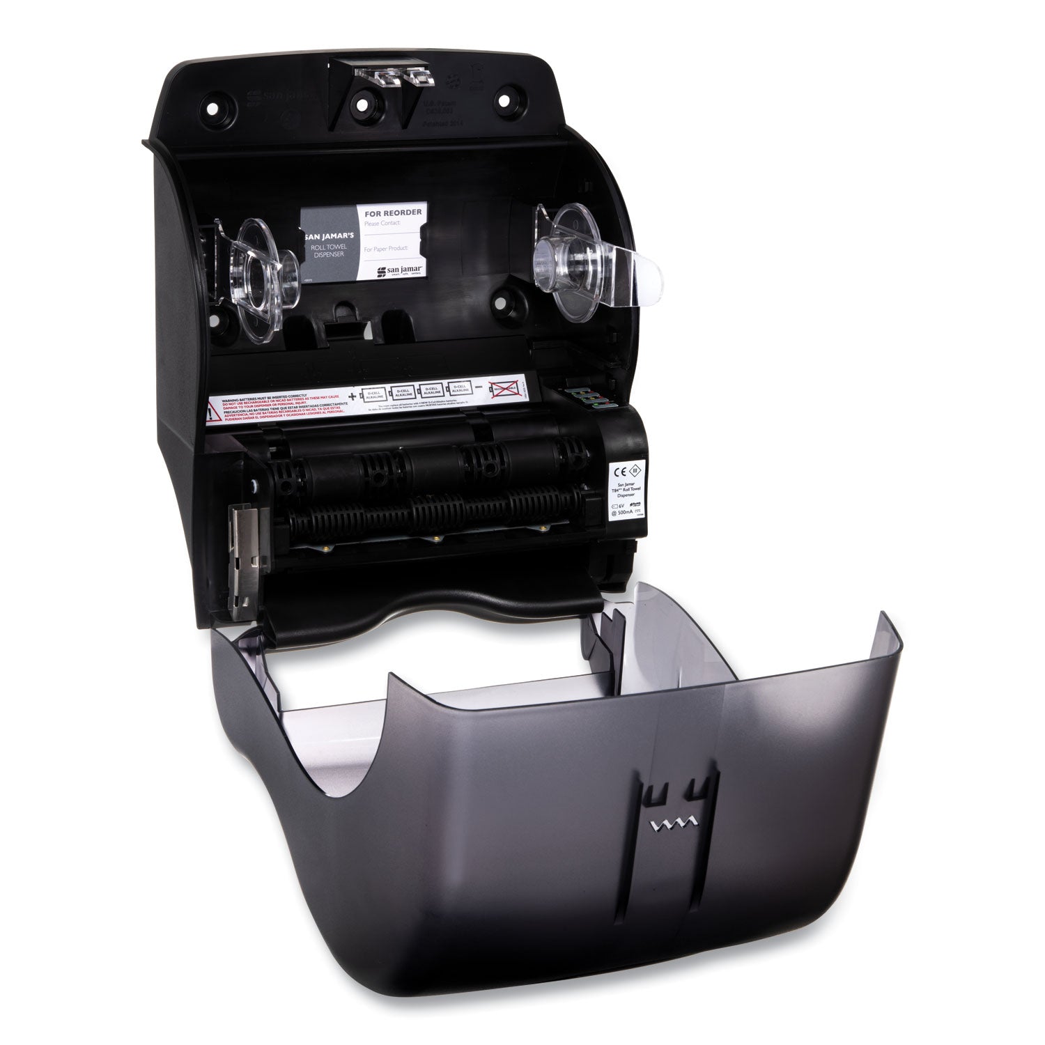 San Jamar® Oceans Smart Essence Electronic Towel Dispenser, 11.88 X 9.1 X 14.4, Black