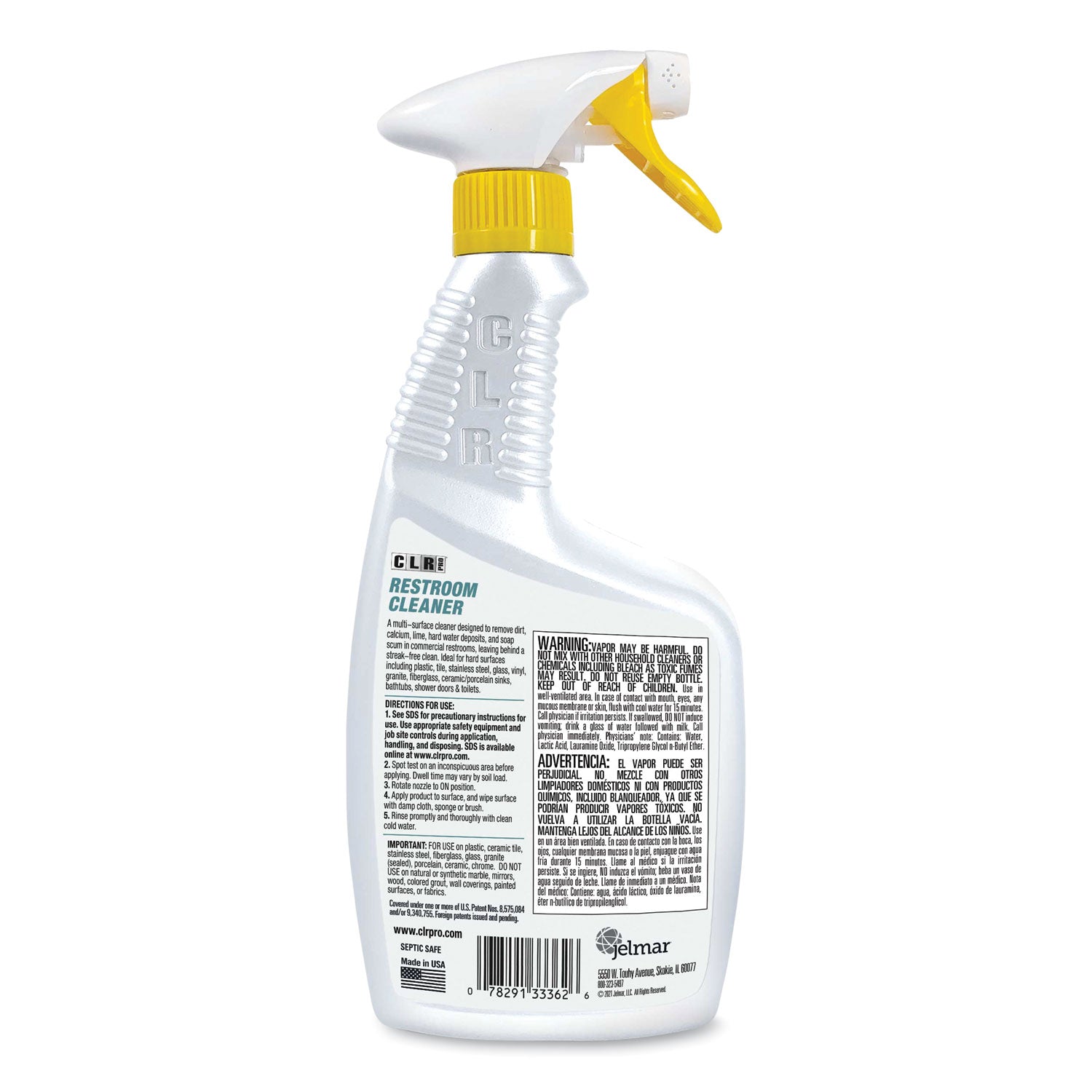 CLR PRO® Restroom Cleaner, 32 Oz Pump Spray