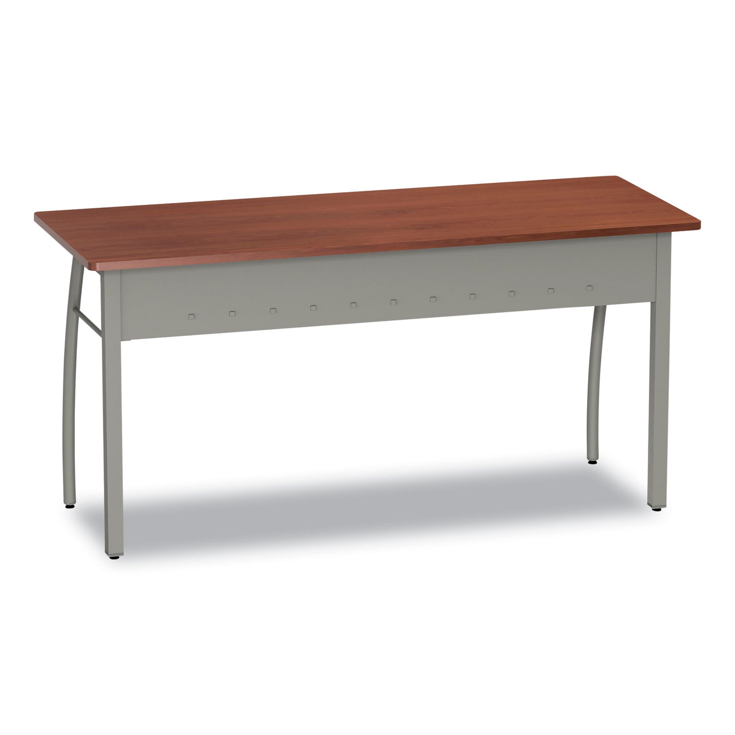 Linea Italia® Trento Line Rectangular Desk, 59.13" X 23.63" X 29.5", Cherry